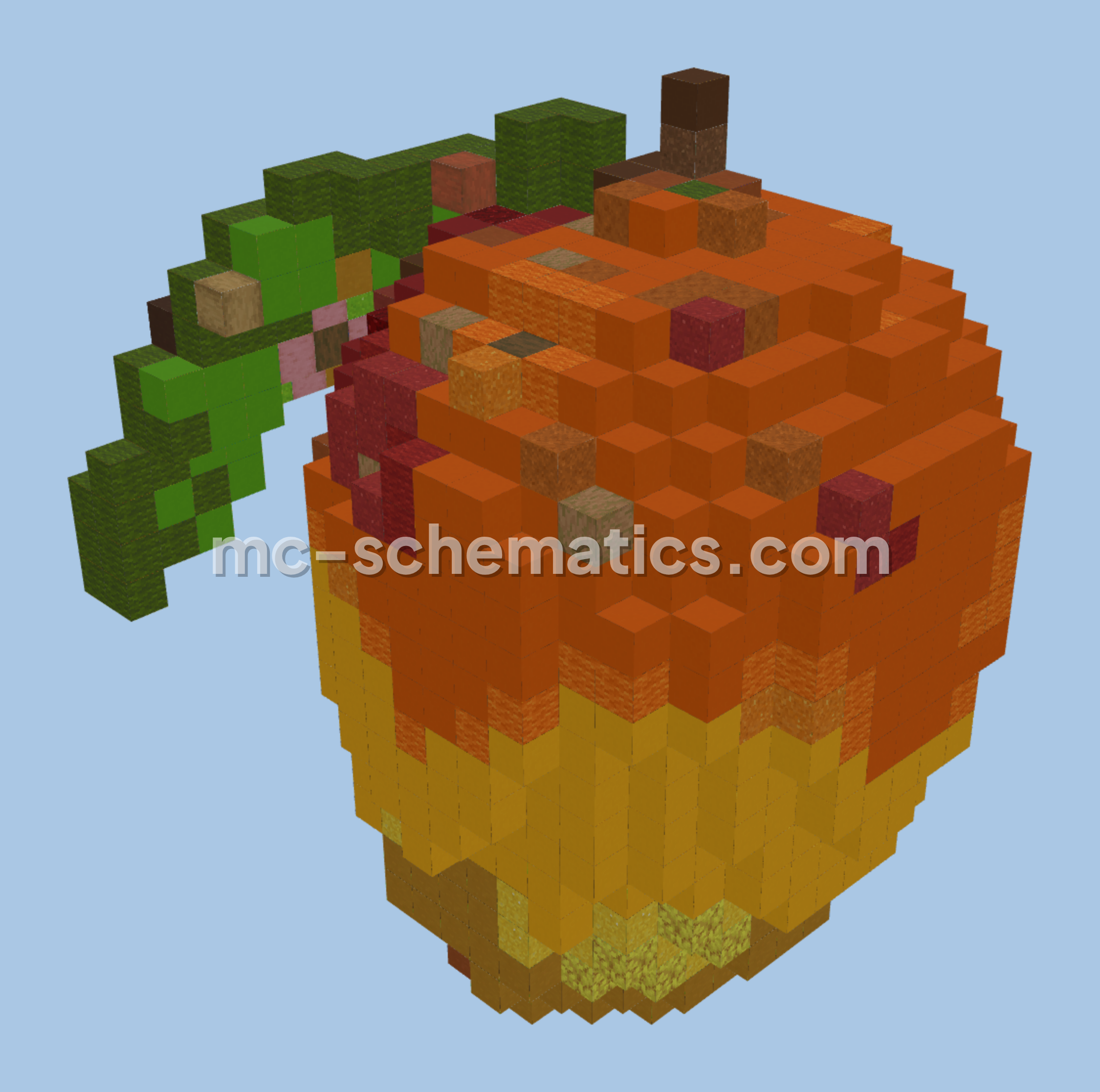 Small Mango Decoration Minecraft schematic preview