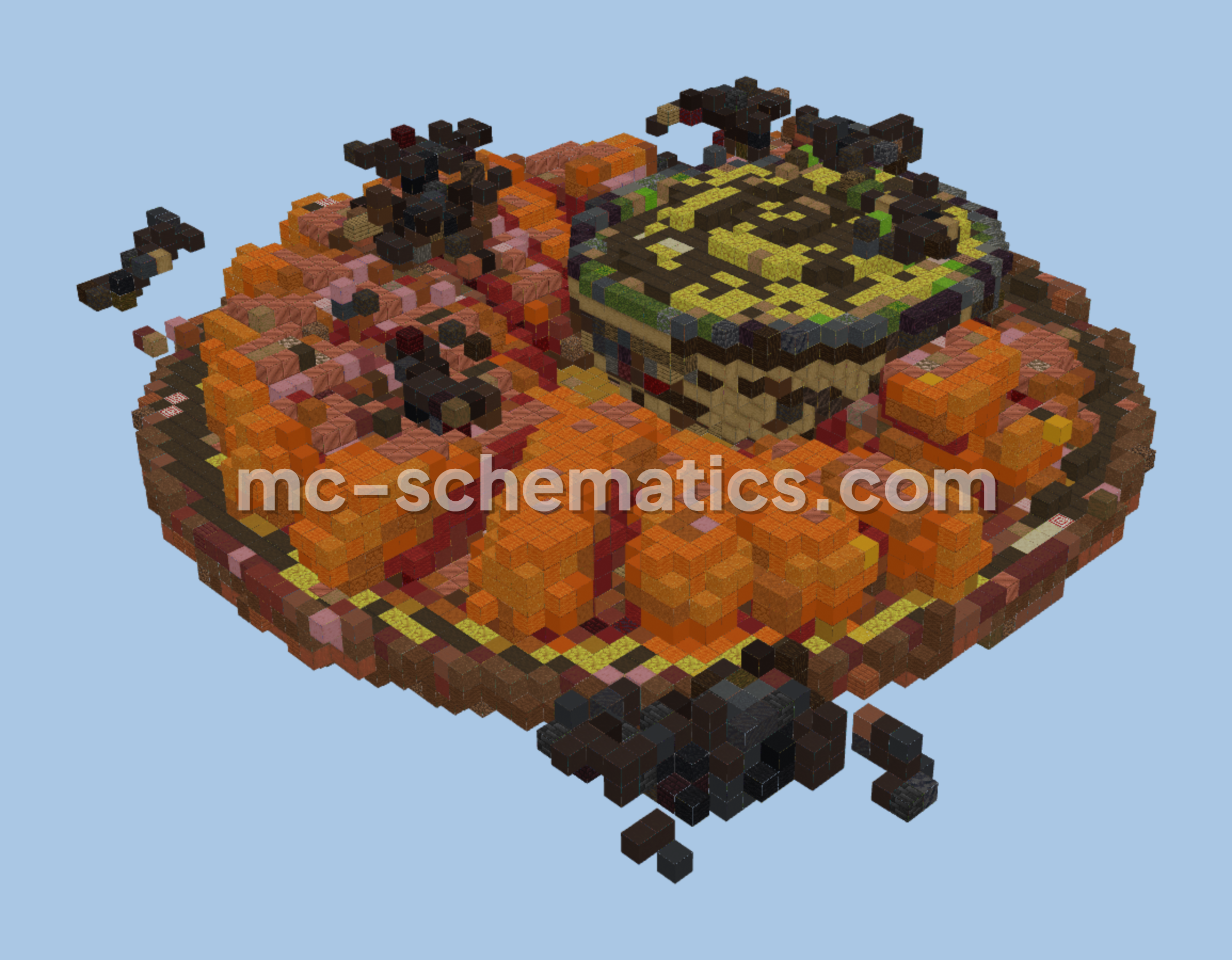 Small Plate of Food Decoration Minecraft schematic preview