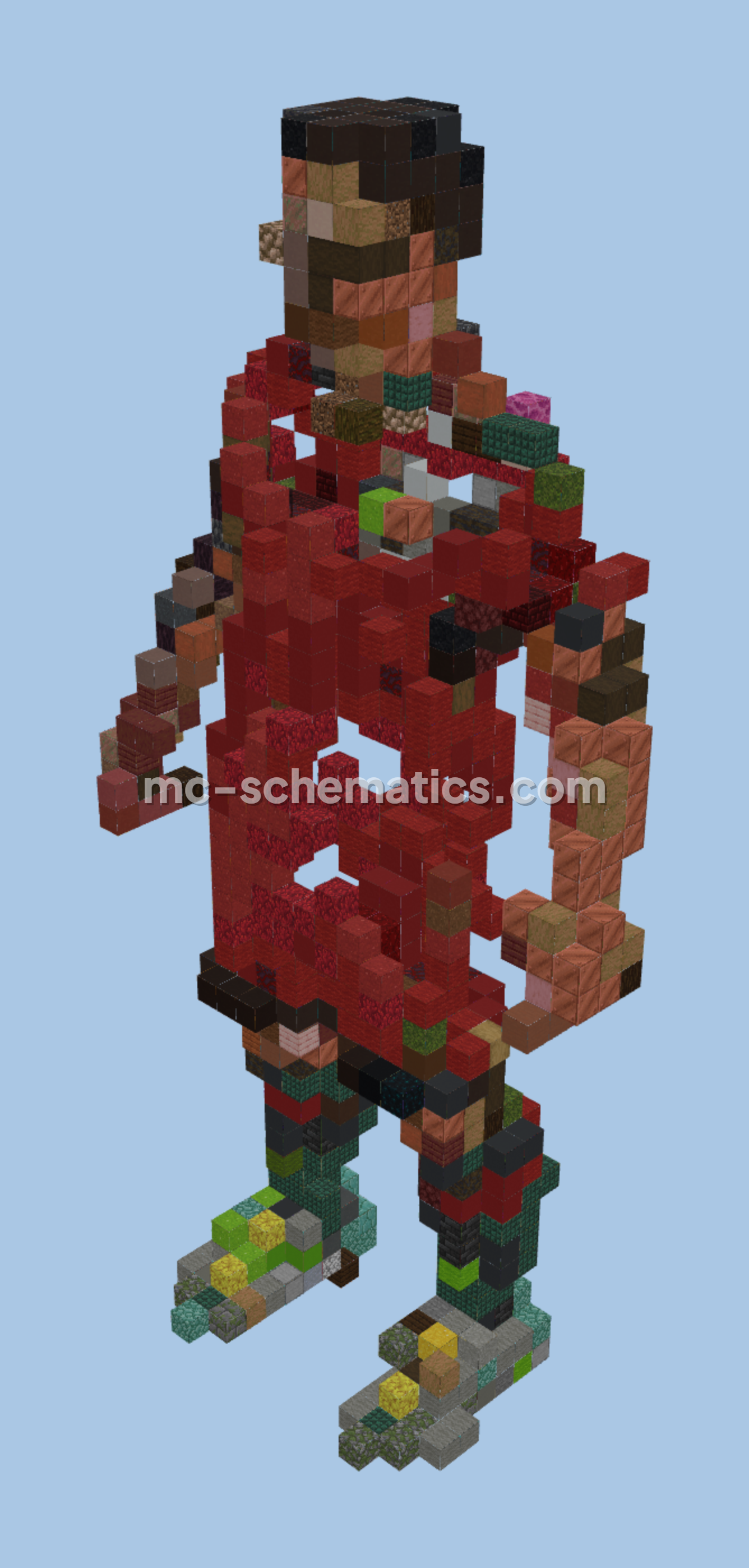 Small Sium Statue Minecraft schematic preview