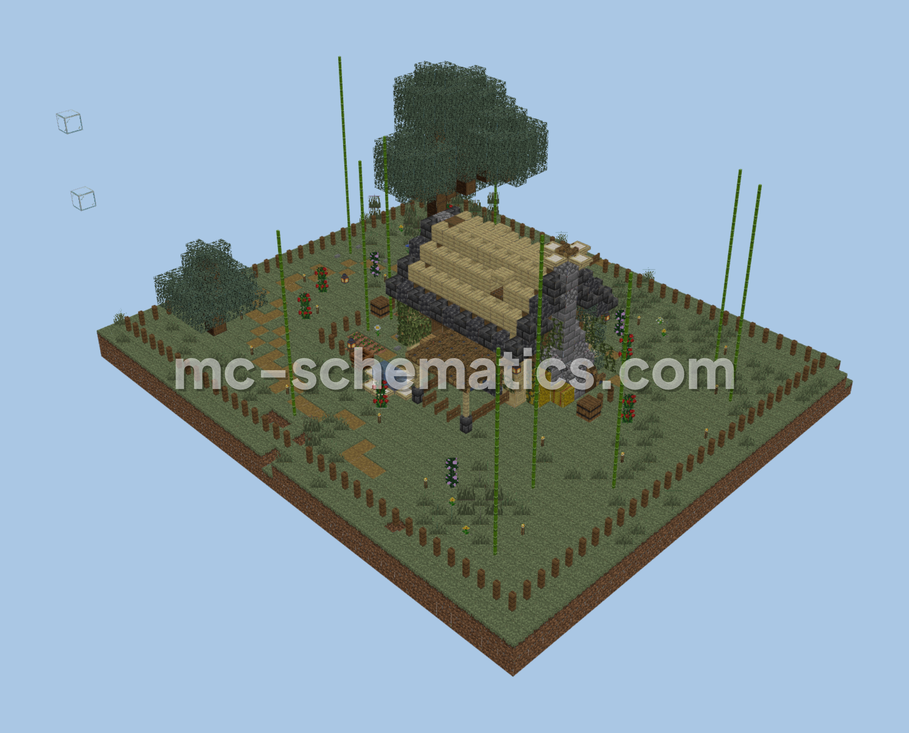 Small Starter House Minecraft schematic preview