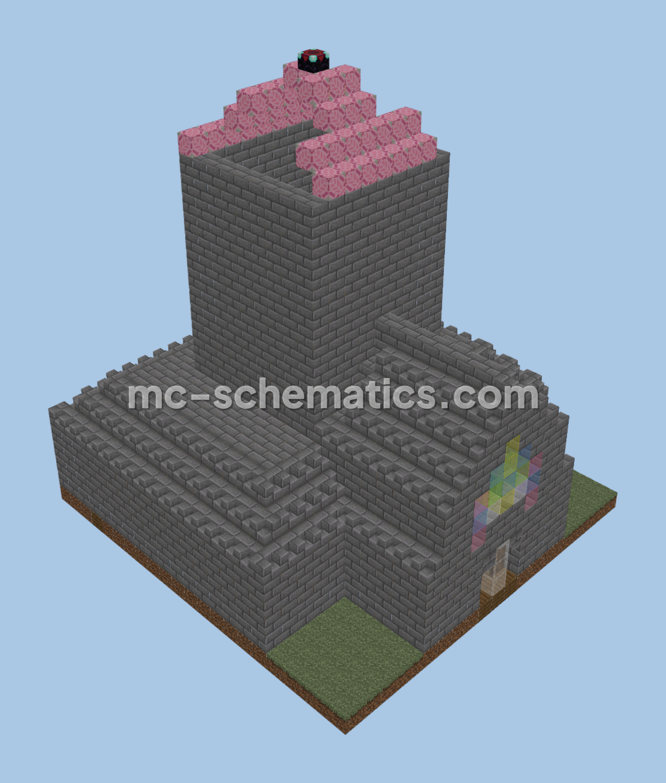 Small Village Church Minecraft schematic preview