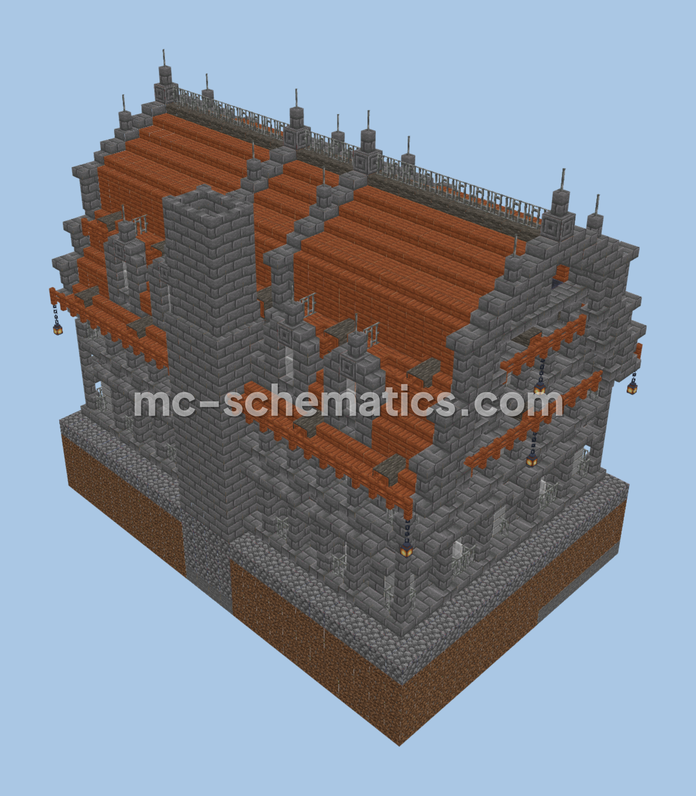 Smitty Magician's Factory House Minecraft schematic preview