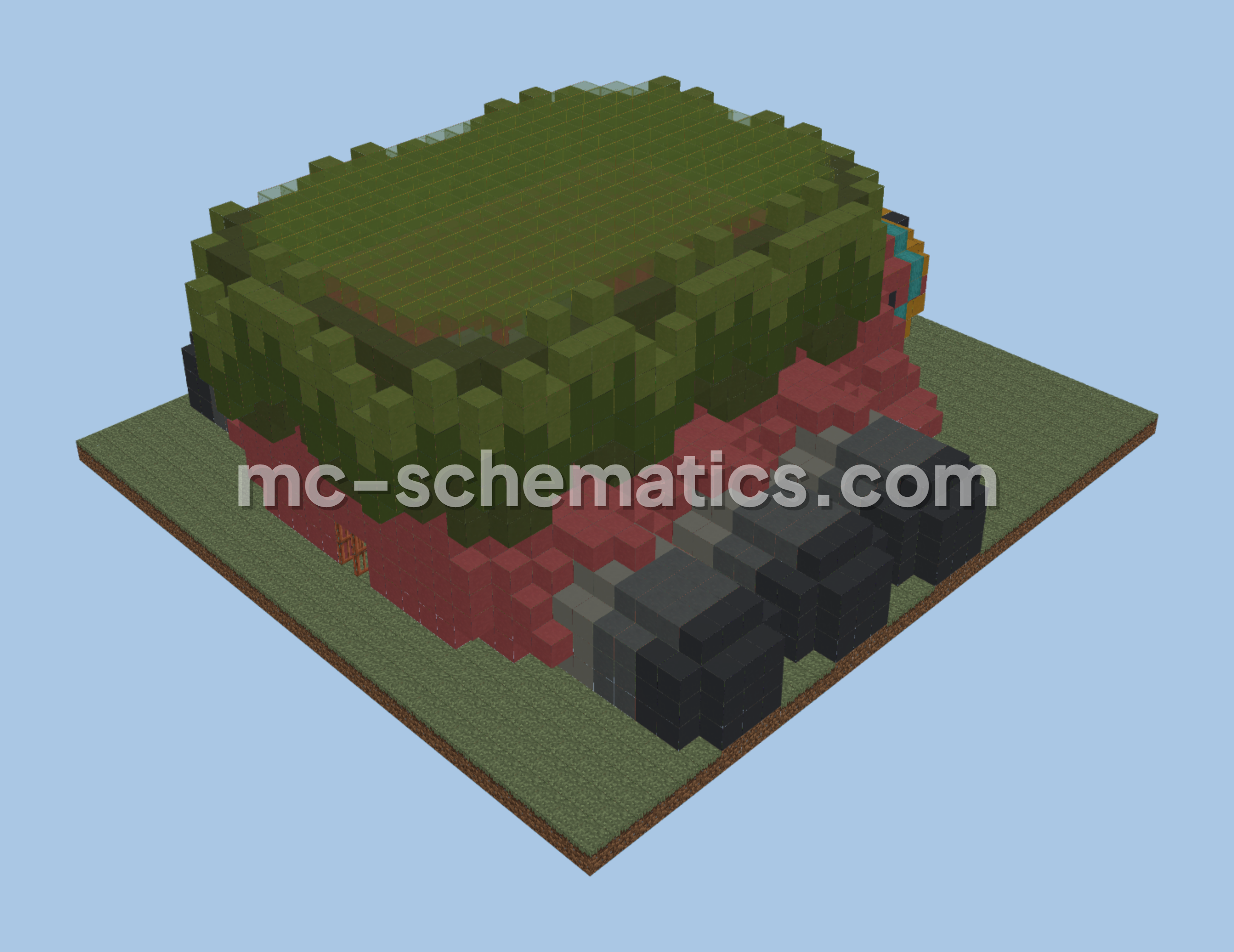 Sniffer Dwelling House Minecraft schematic preview