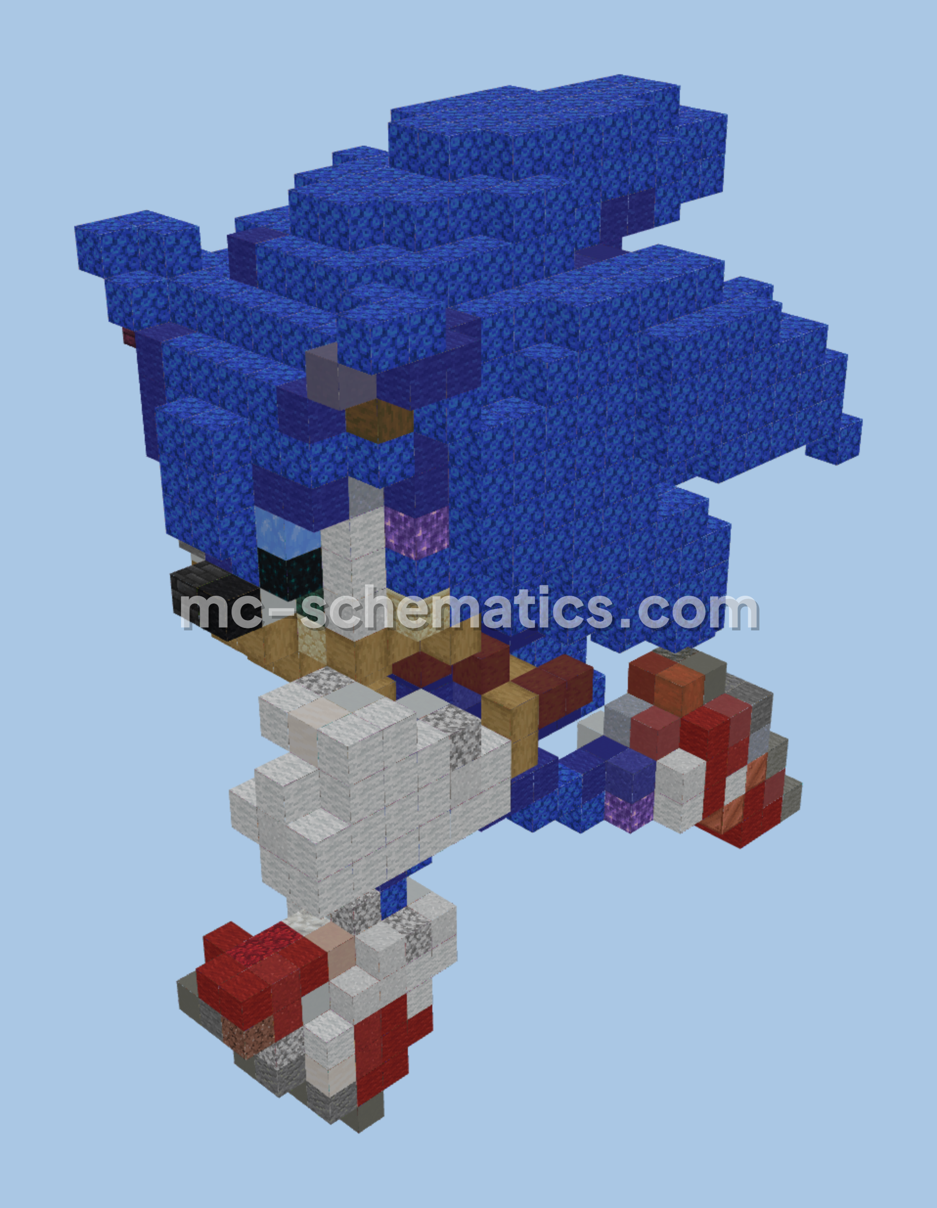 Sonic Structure Minecraft schematic preview