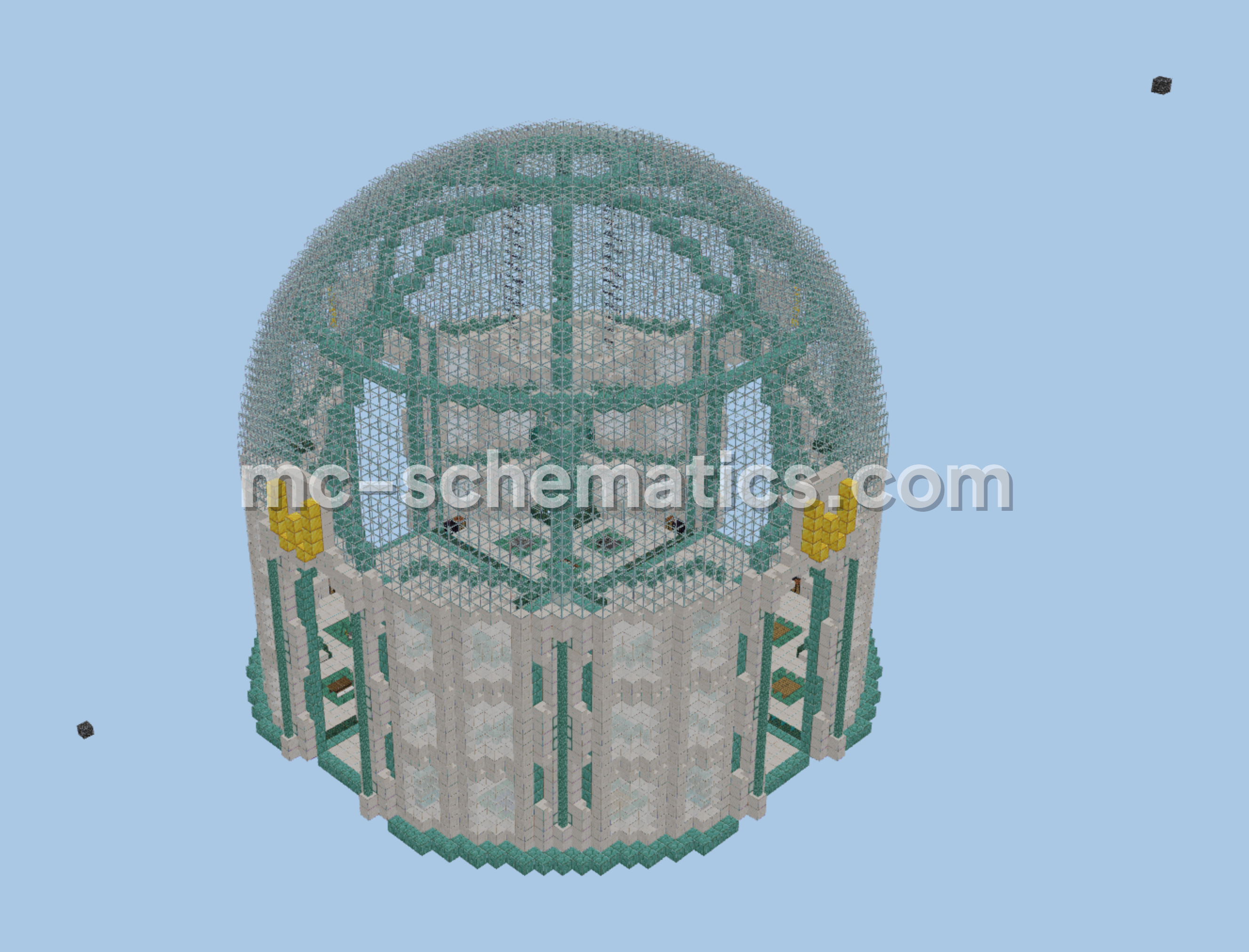 Spawn Structure Minecraft schematic preview