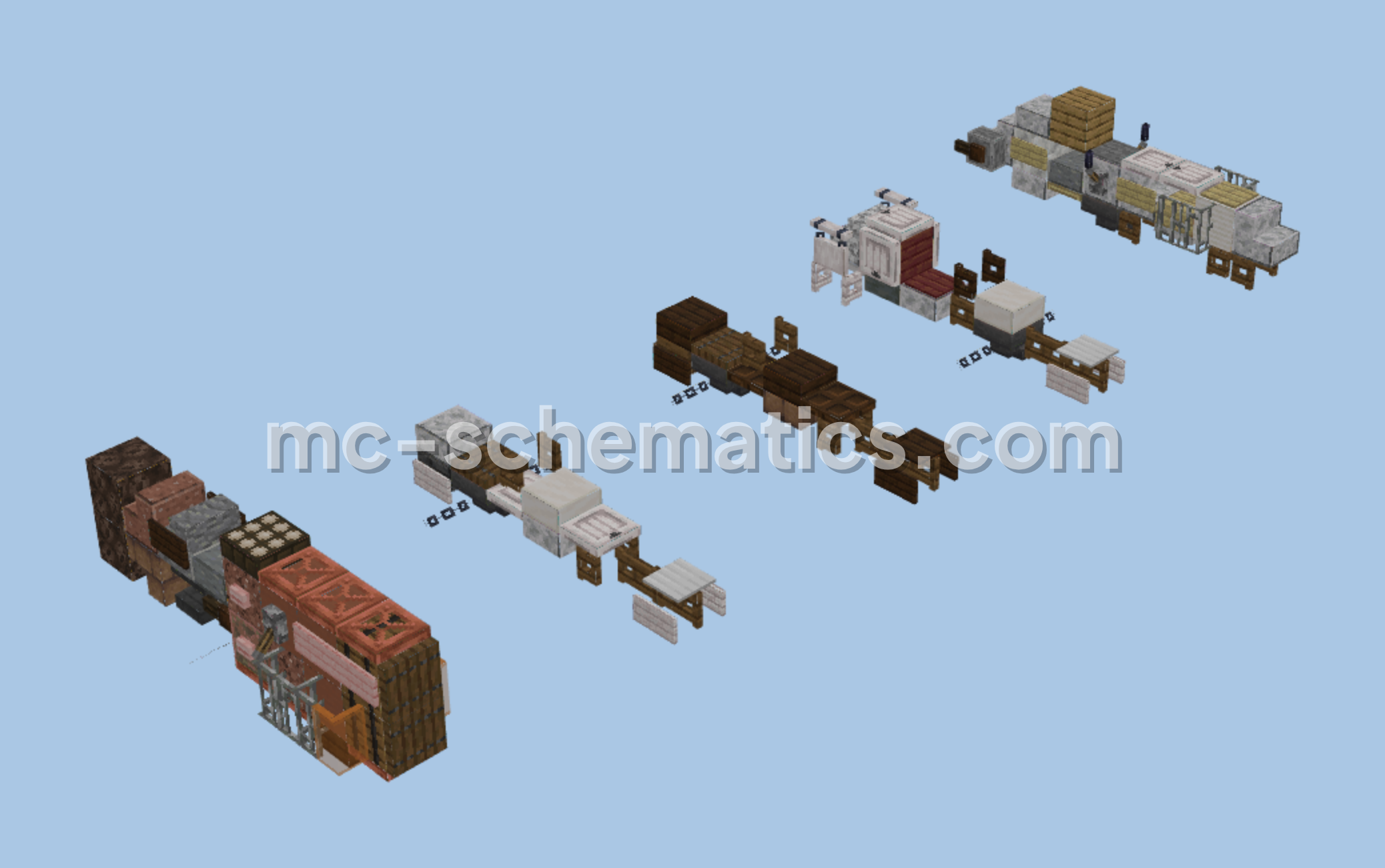 Speeder Bike Pack Vehicle Schematic Minecraft schematic preview