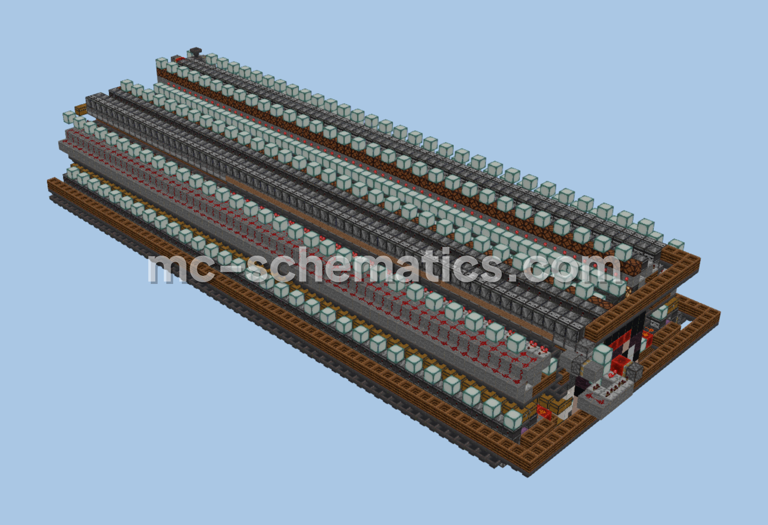 Spigot Item Sorter Minecraft schematic preview