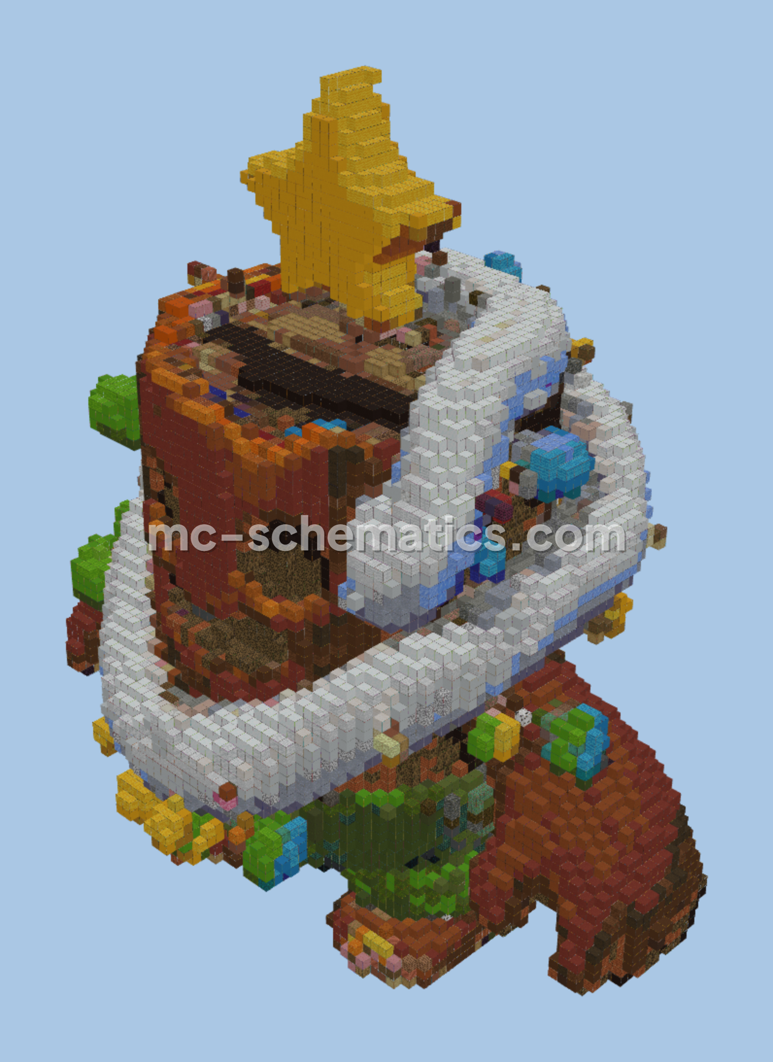 Spike Logmas Build Minecraft schematic preview