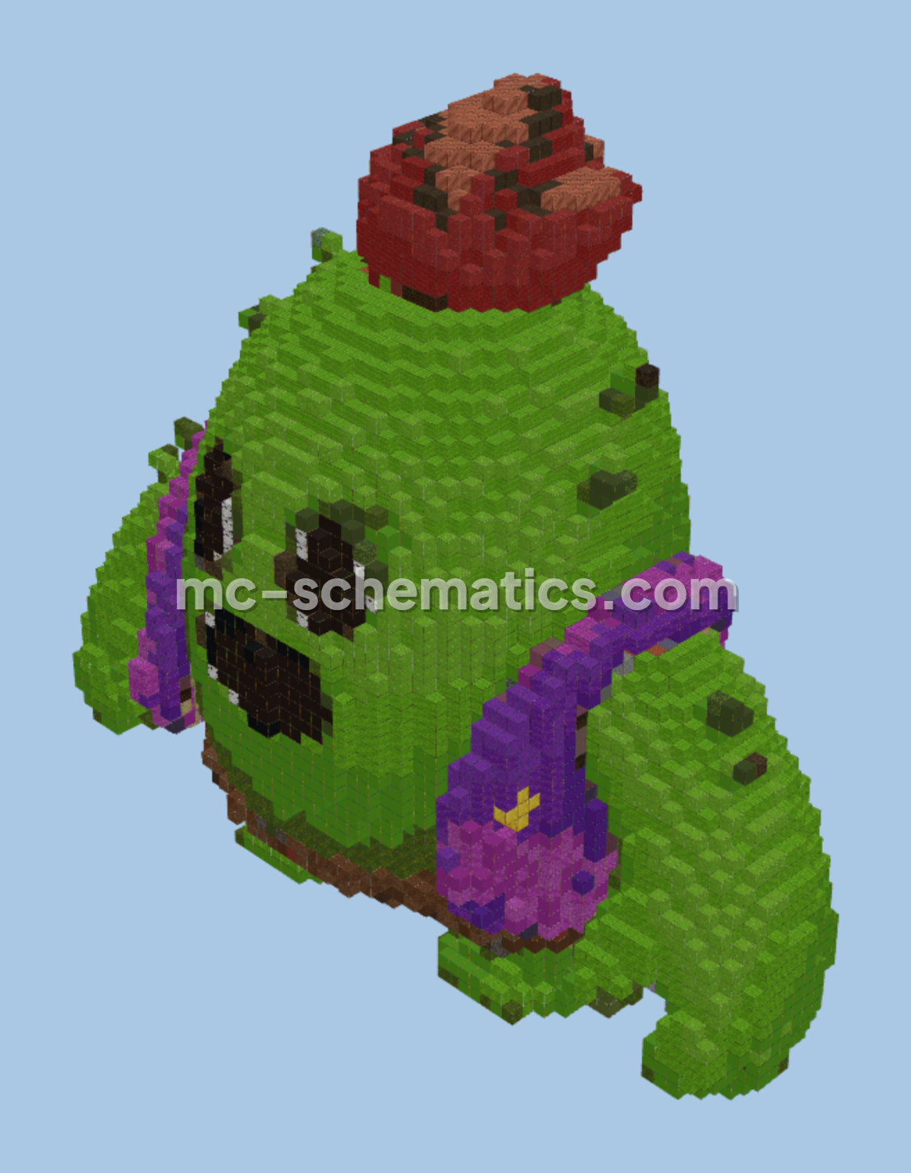 Spike Structure Minecraft schematic preview
