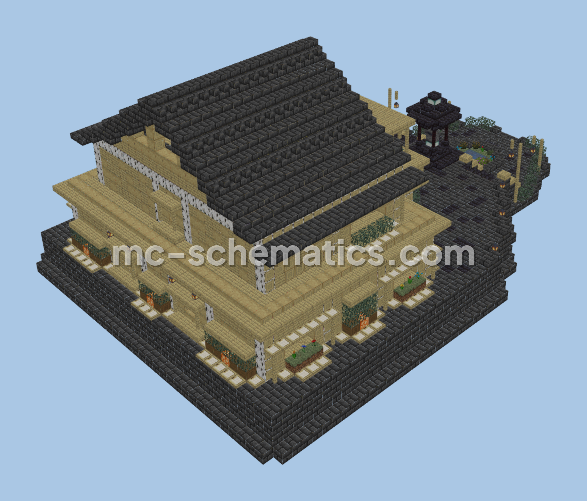 Spruce Survival House Minecraft schematic