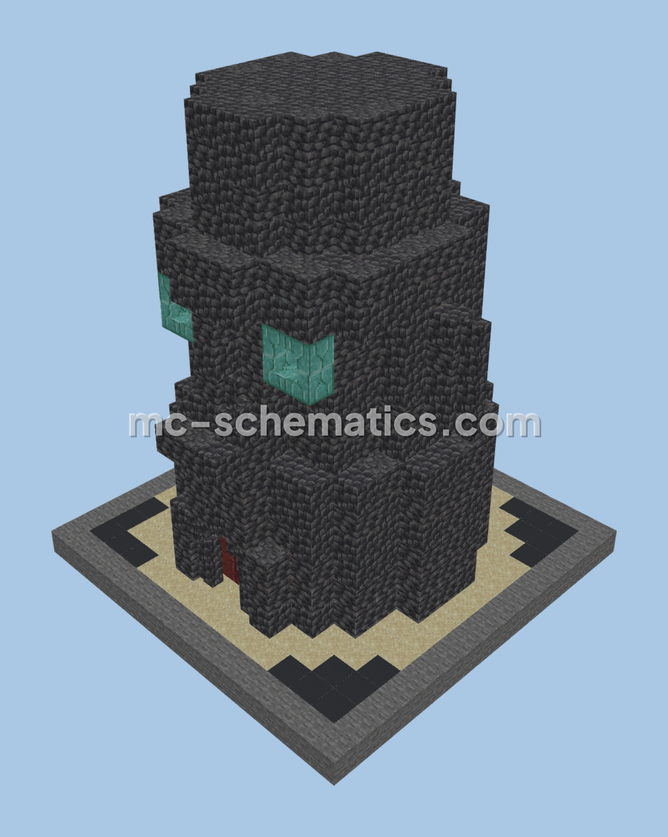 Squidward's House Minecraft Build Minecraft schematic preview