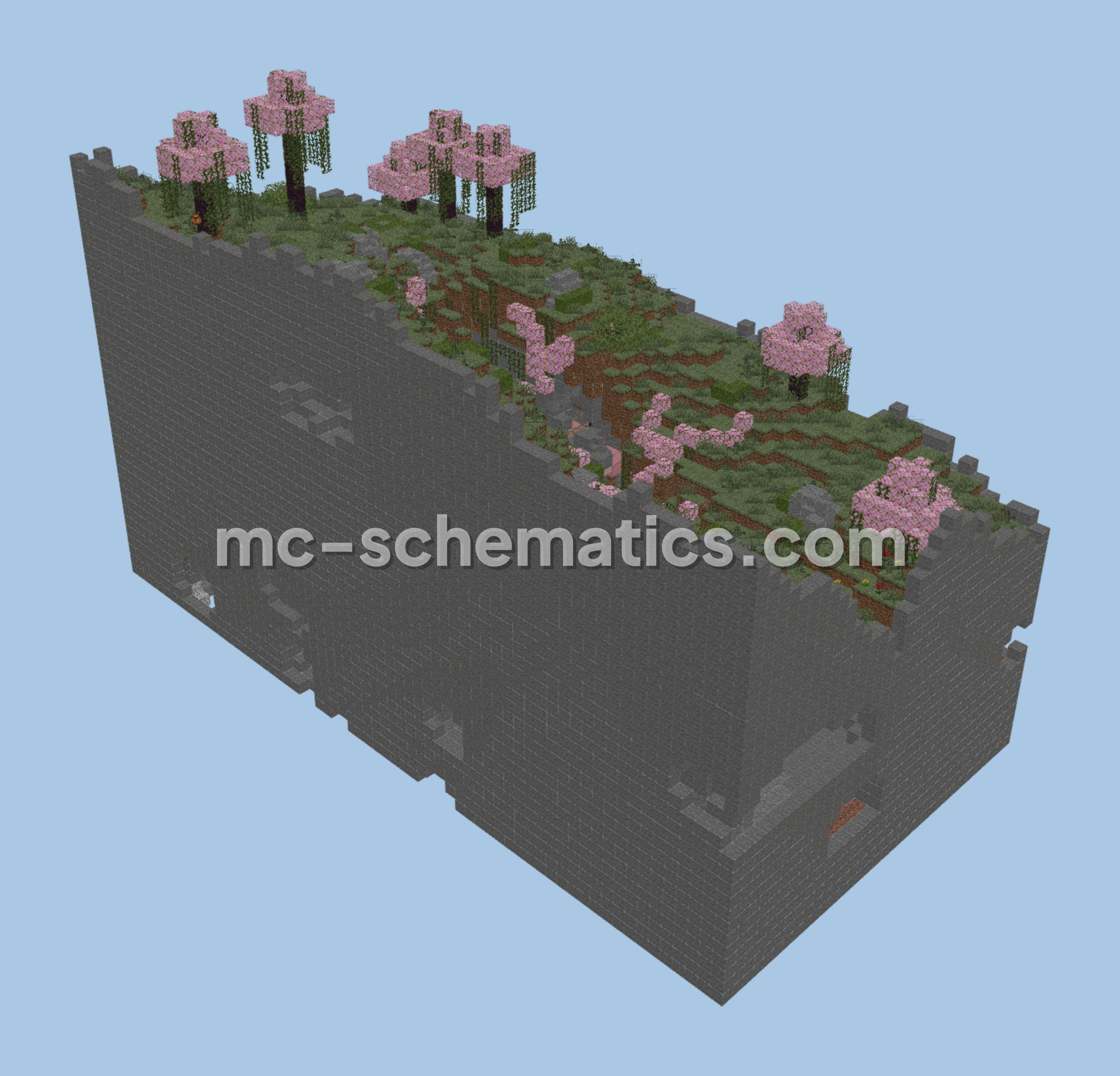 Starter Cave Mine Build Minecraft schematic preview