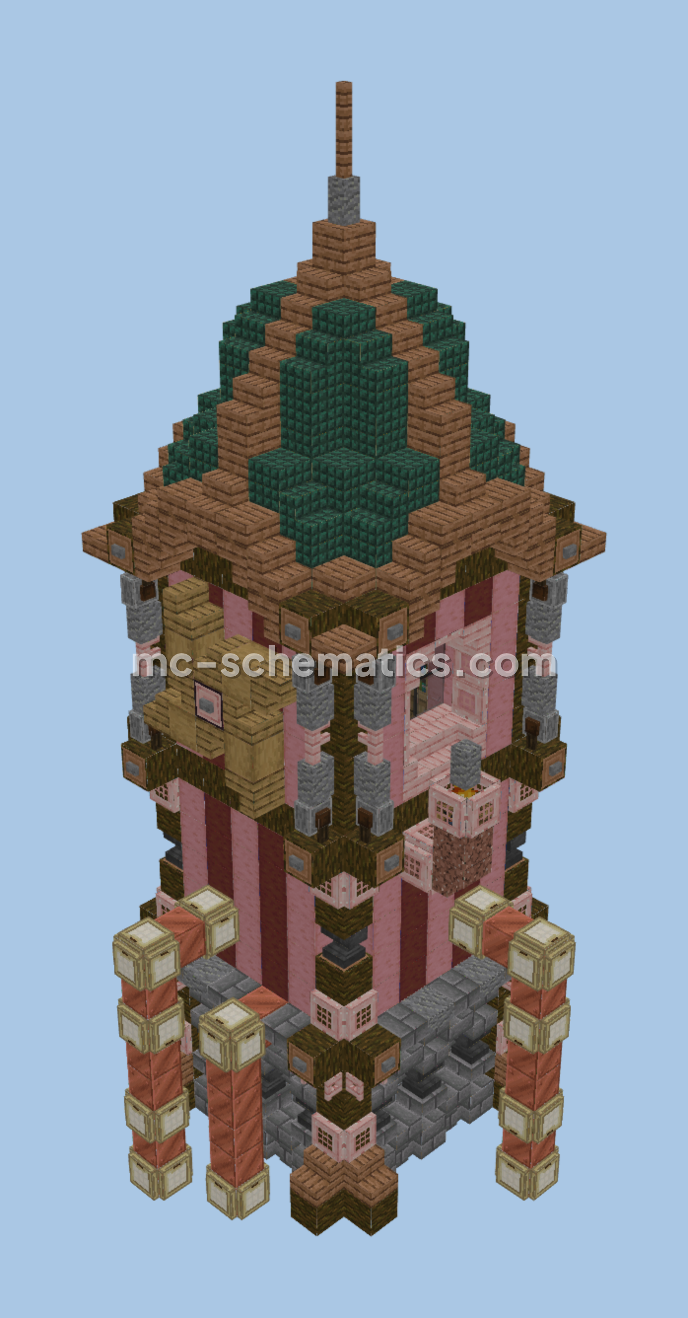 Steampunk Houses For Your World Minecraft schematic preview
