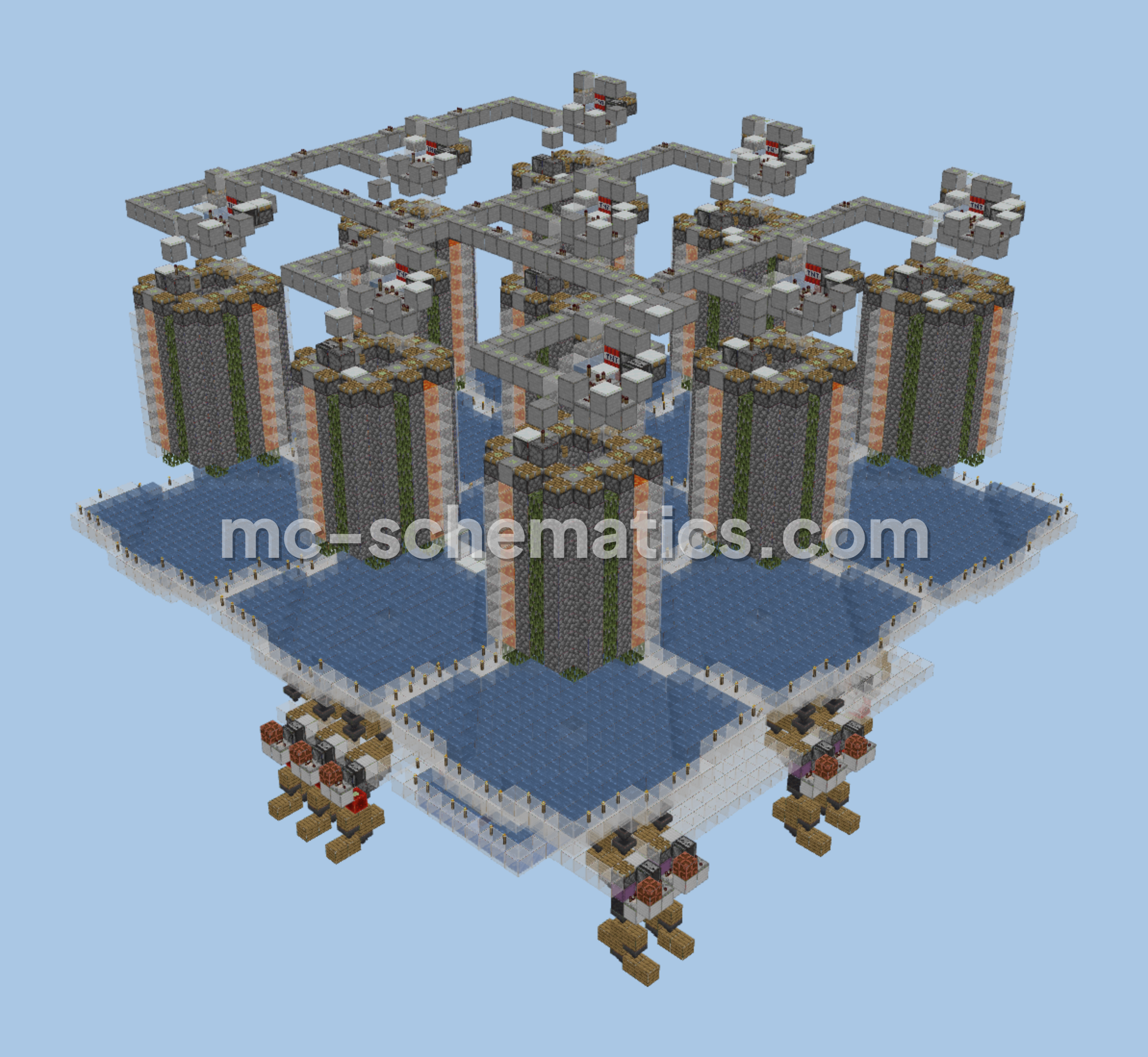 Stone Farm With Shulker Loader Minecraft schematic preview