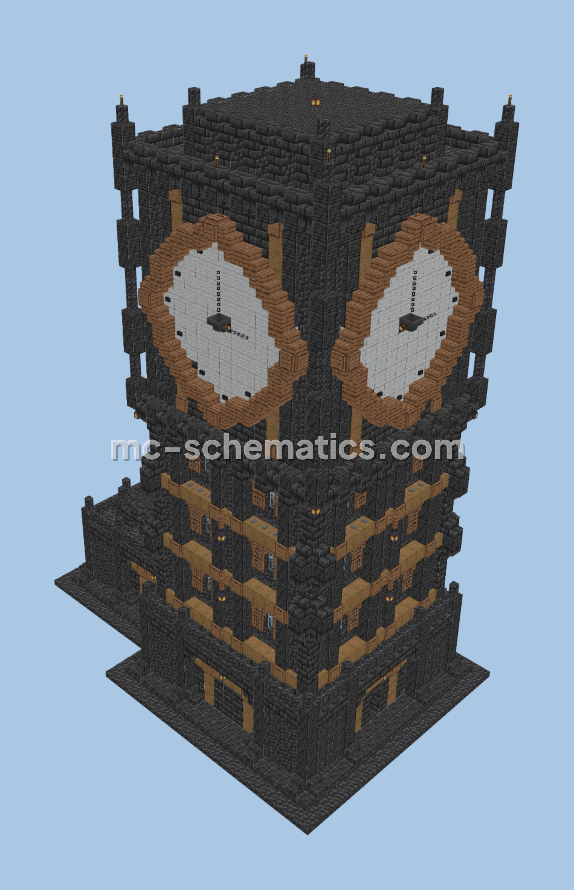 Stone Production Farm Minecraft schematic preview