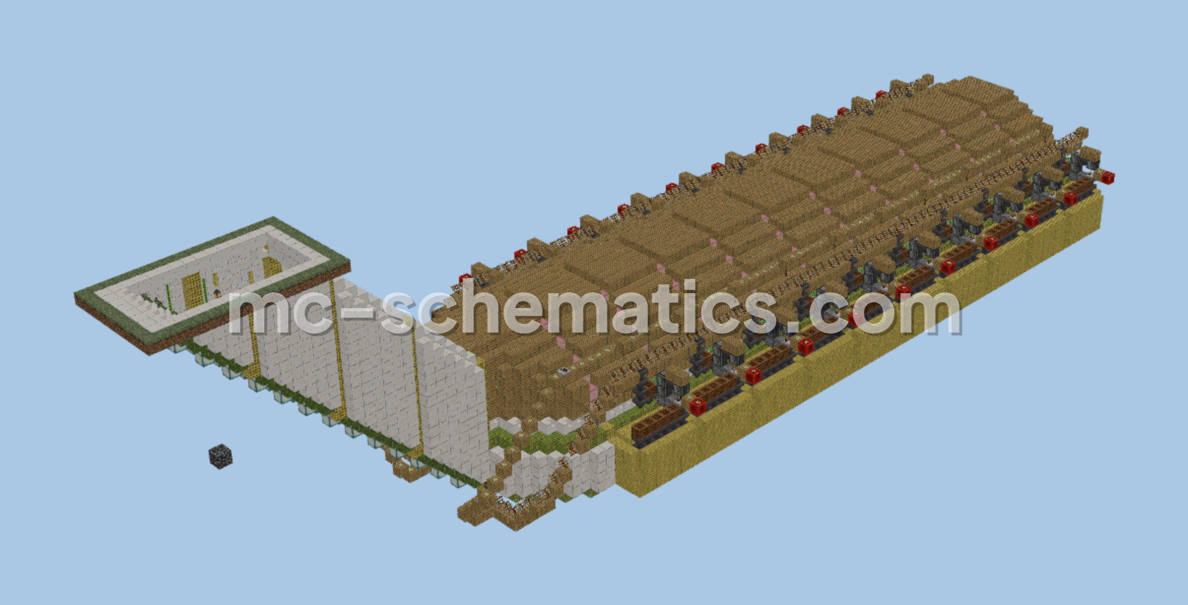 Subterranean Storage System Minecraft schematic preview