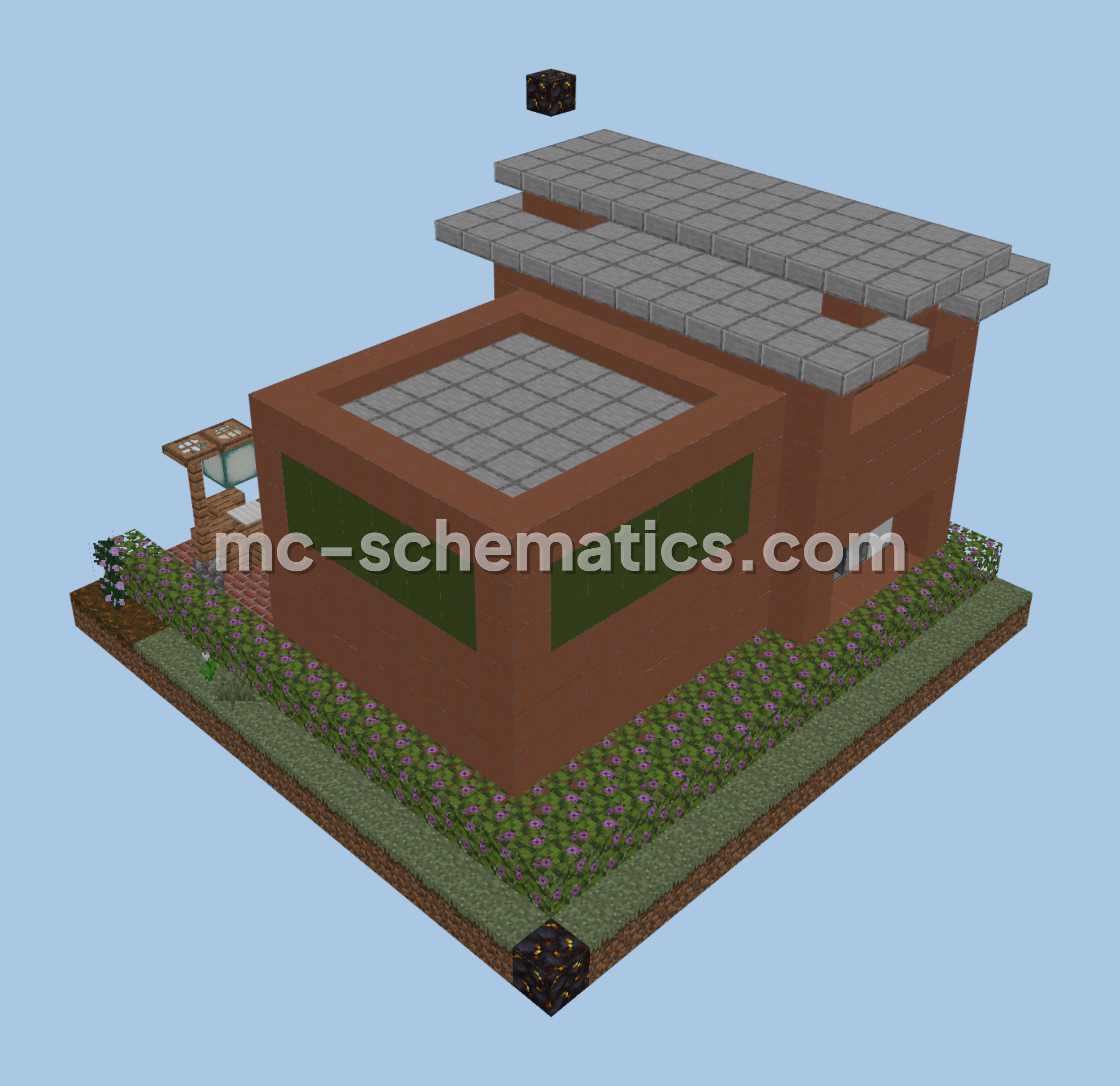 Subway Station Build Minecraft schematic preview