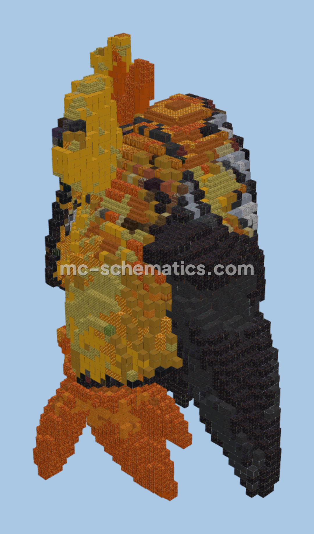 Tapu Koko Structure Minecraft schematic preview