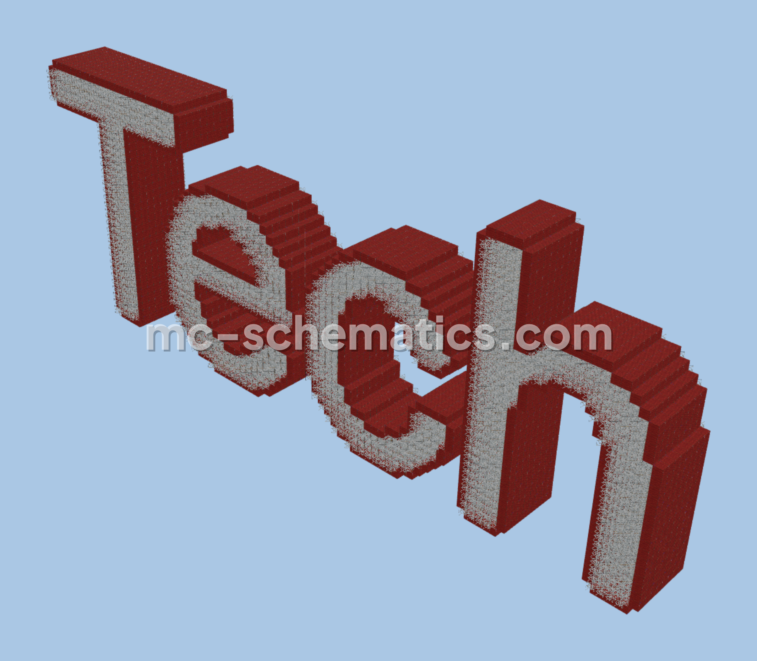 Tech Structure Minecraft schematic preview