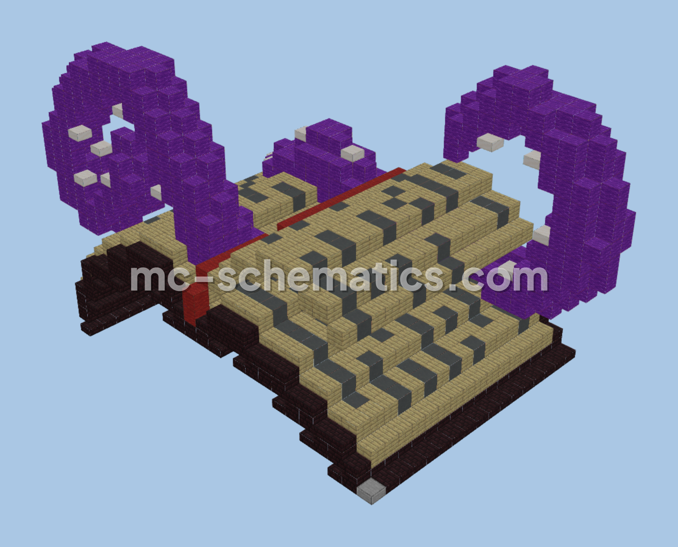 Tentacled Book Structure Minecraft schematic preview