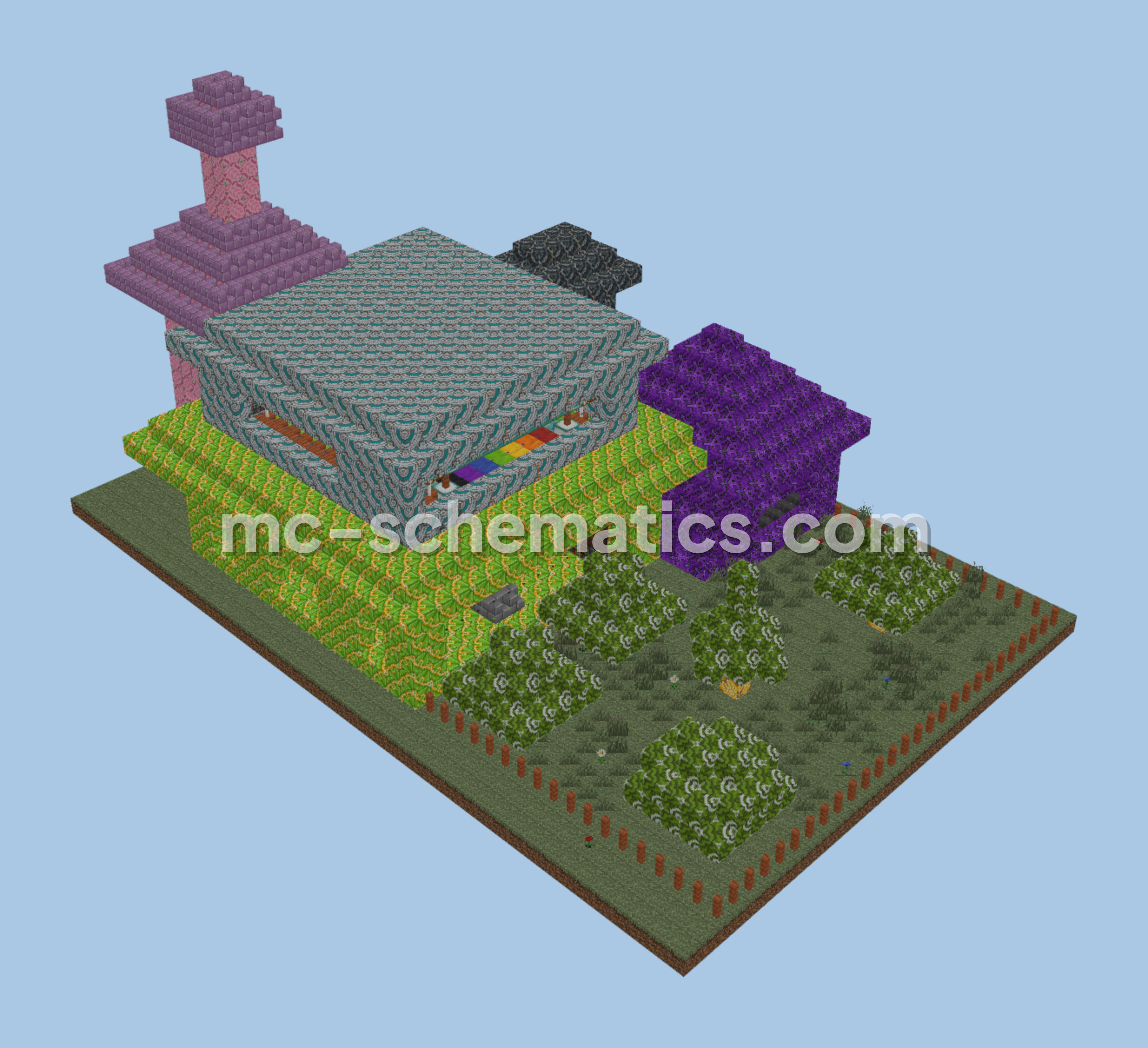 Terracotta Dwelling Minecraft schematic preview