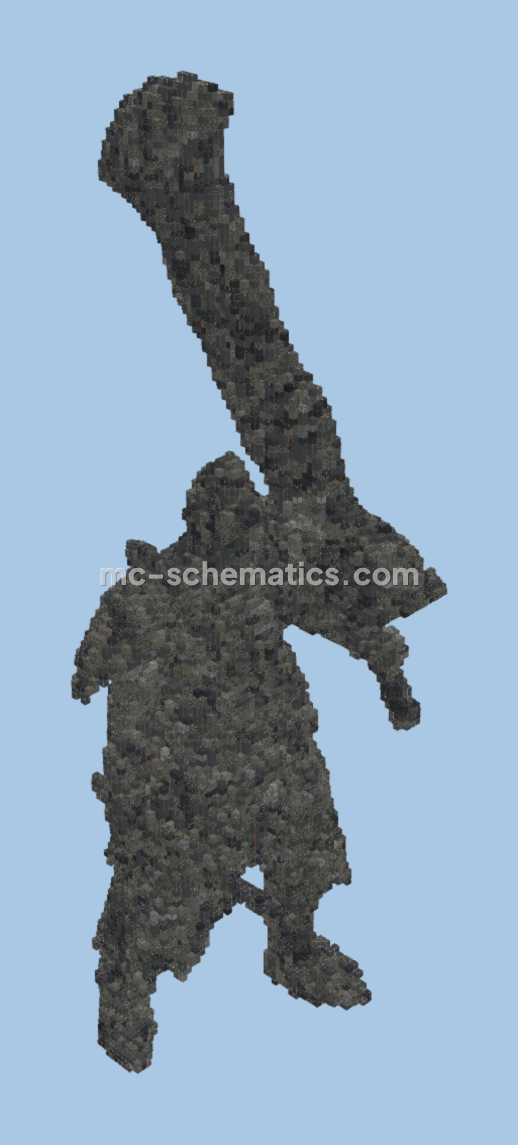 The Colossus of the Shattered Blade Structure Minecraft schematic preview