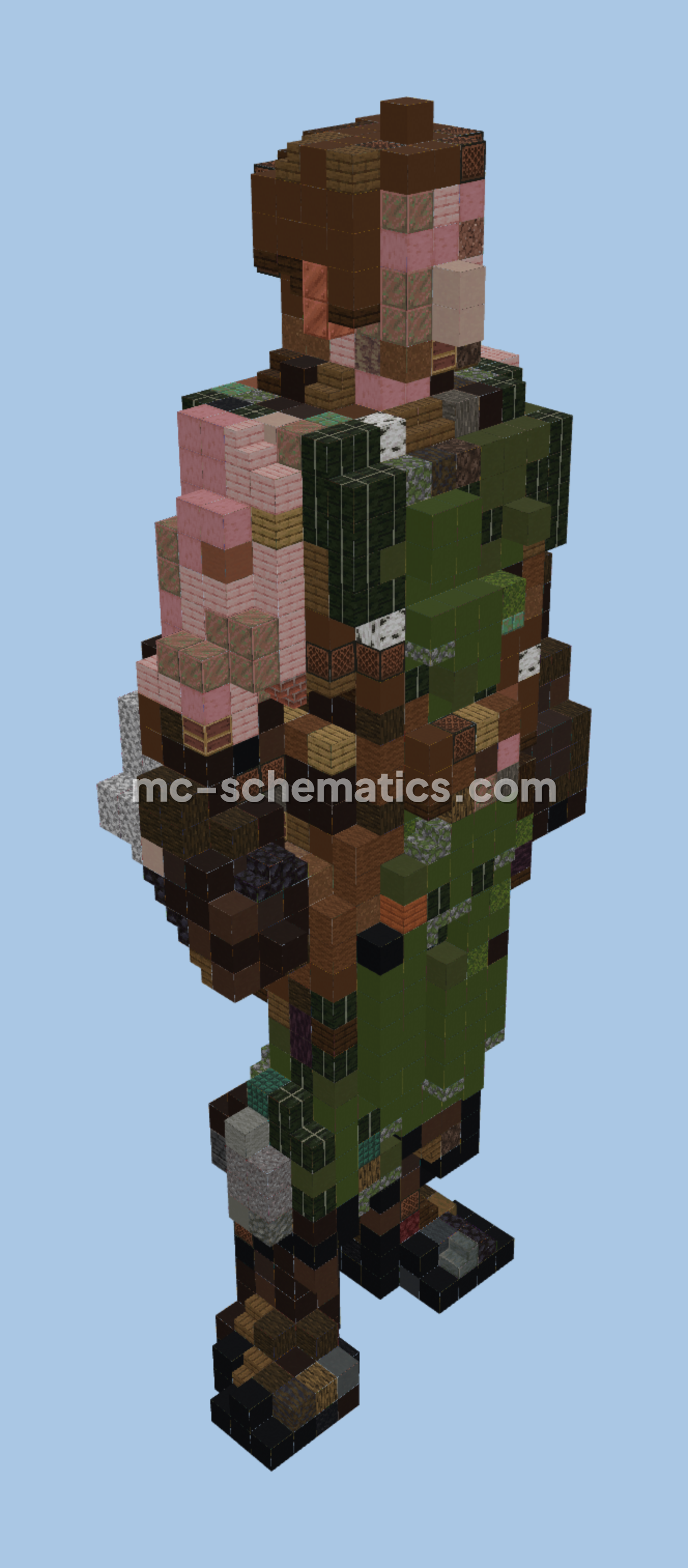 The Deep from The Boys Statue Minecraft schematic preview