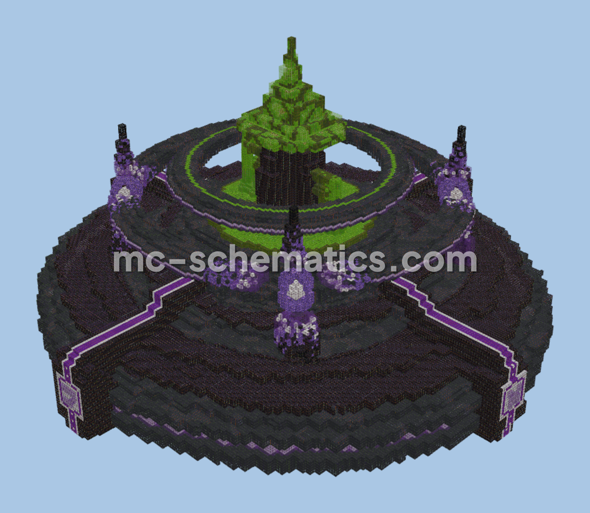 The Eternal Eclipse Throne Minecraft schematic preview