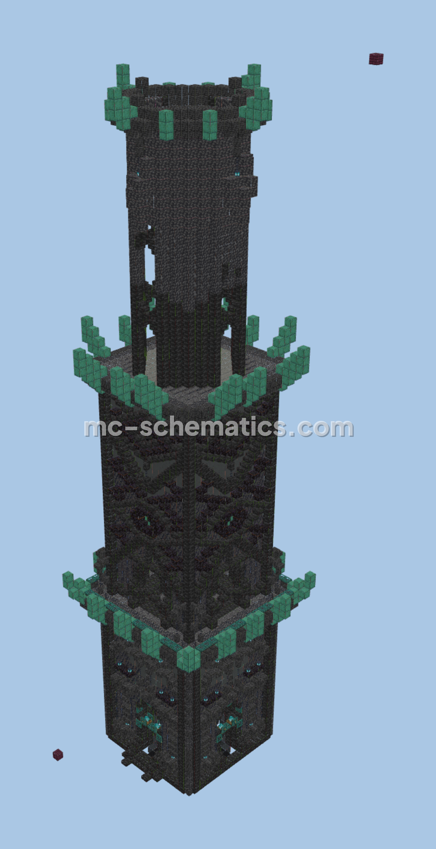 The Pranktriots Tower Minecraft schematic preview