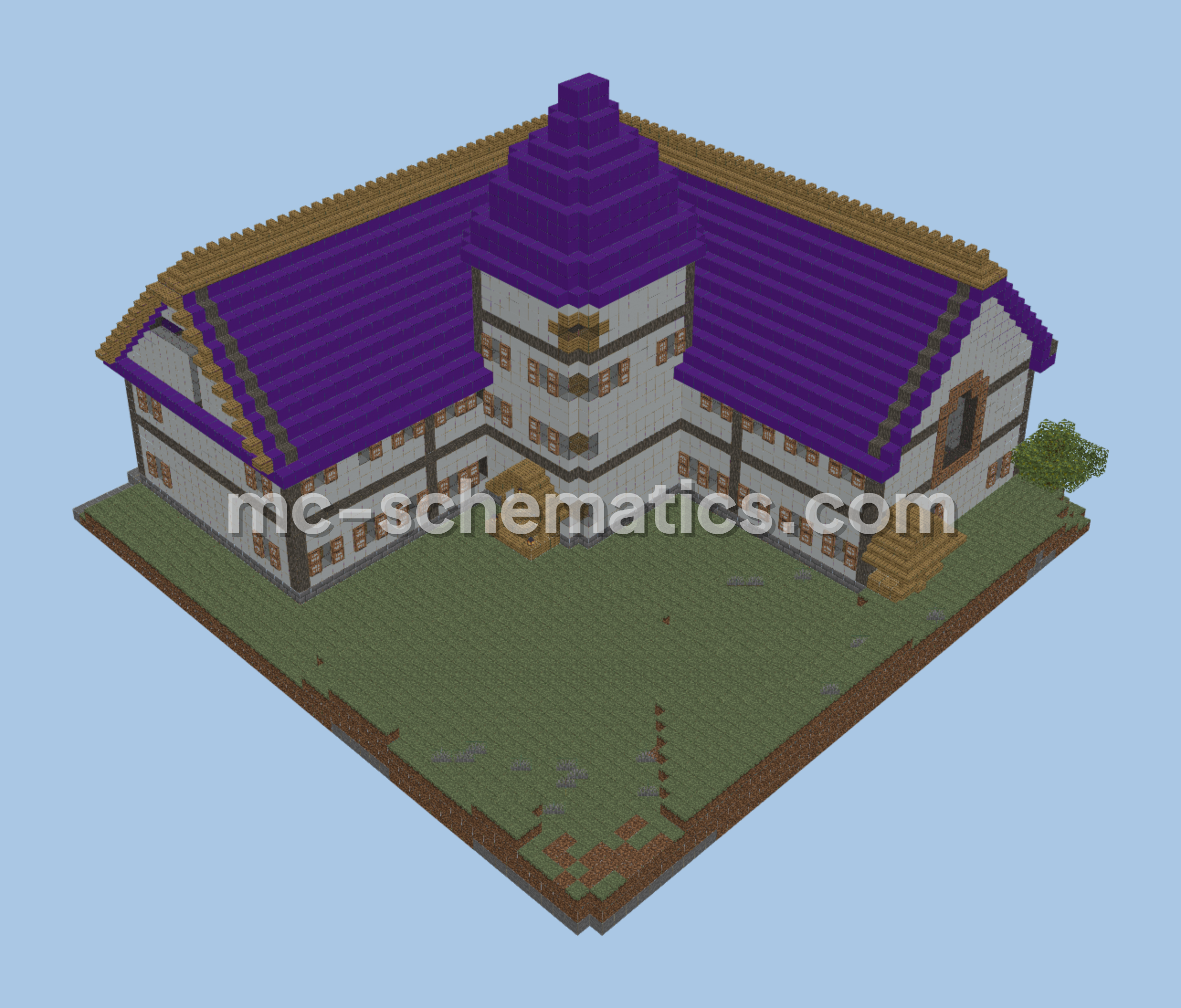 The Promised Neverland Grace Field House Minecraft schematic preview