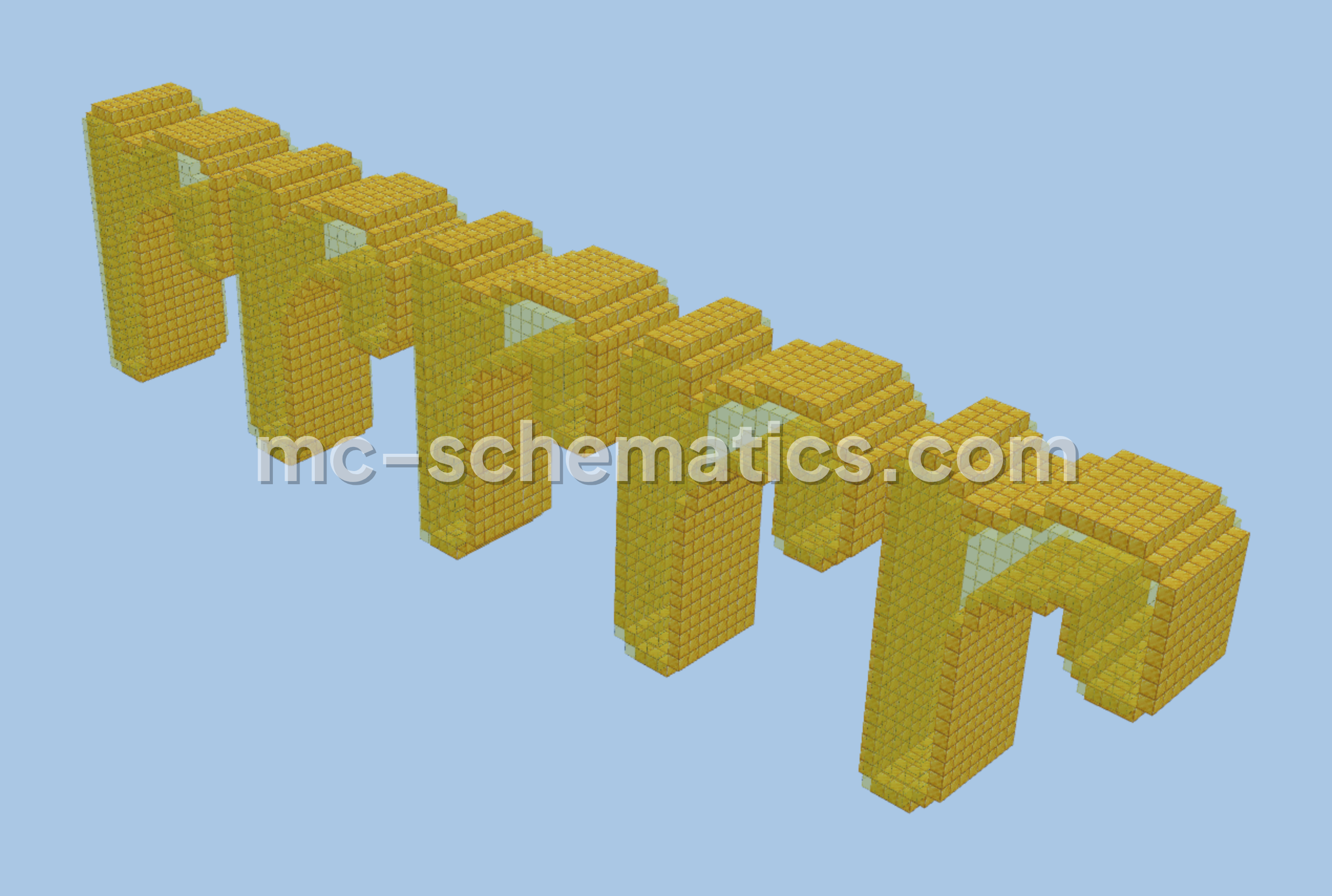 The Rrrrr Structure Minecraft schematic preview
