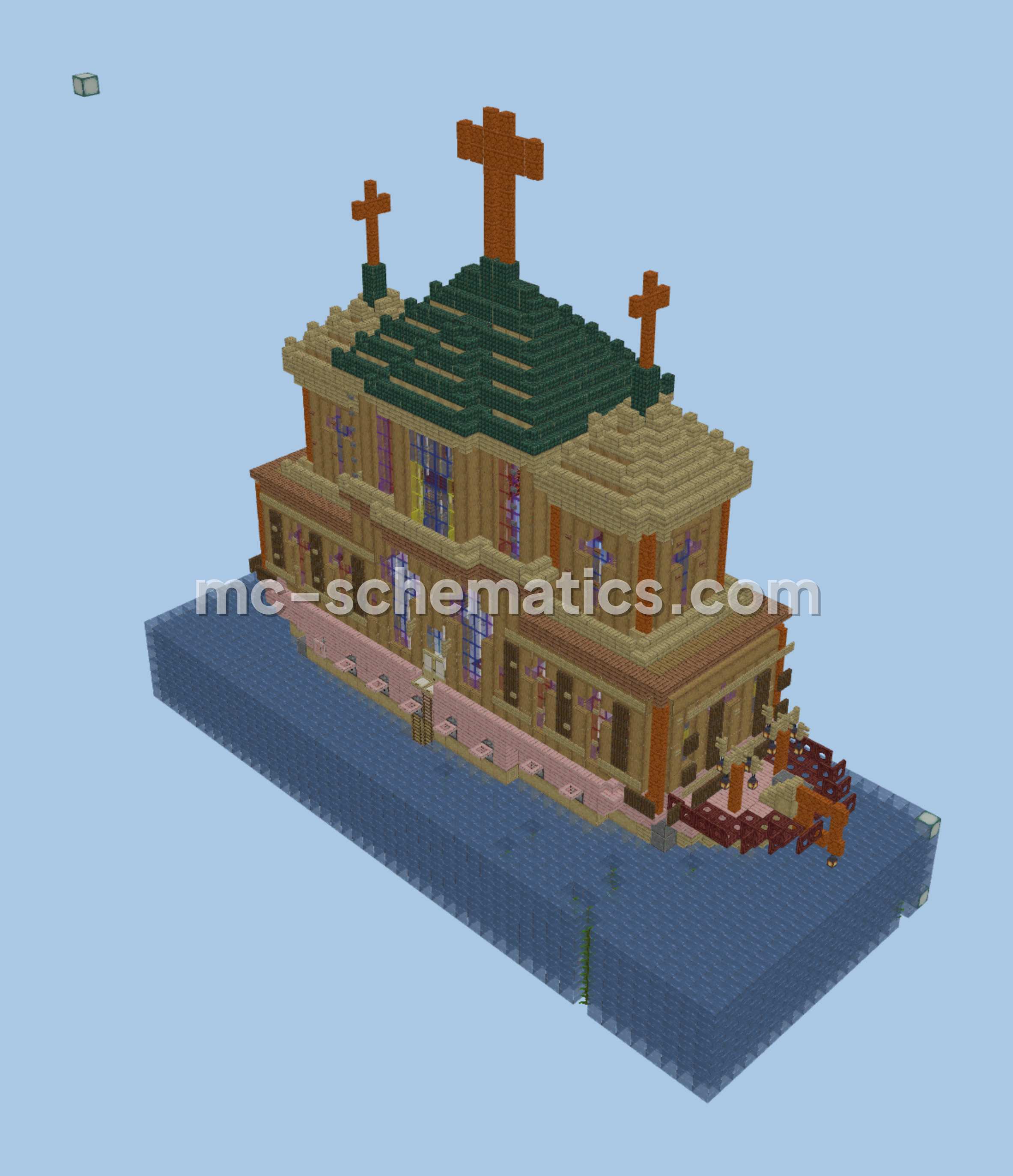 Faithful Vessel Minecraft Schematic Minecraft schematic