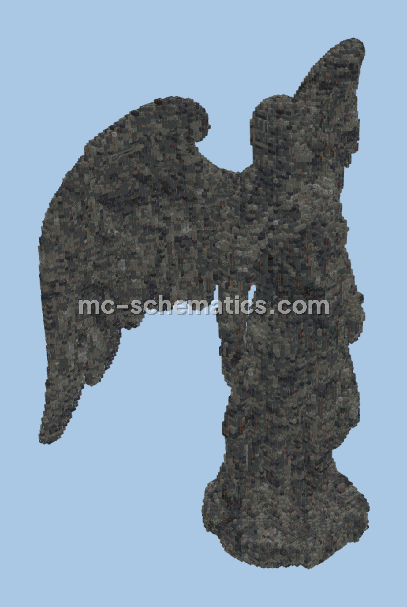 The Stone Sentinel Large Structure Minecraft schematic preview