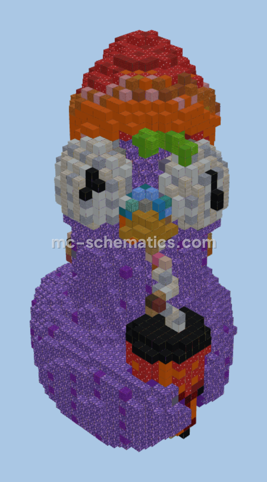The Voxel Gourmand Culinary Build Minecraft schematic preview
