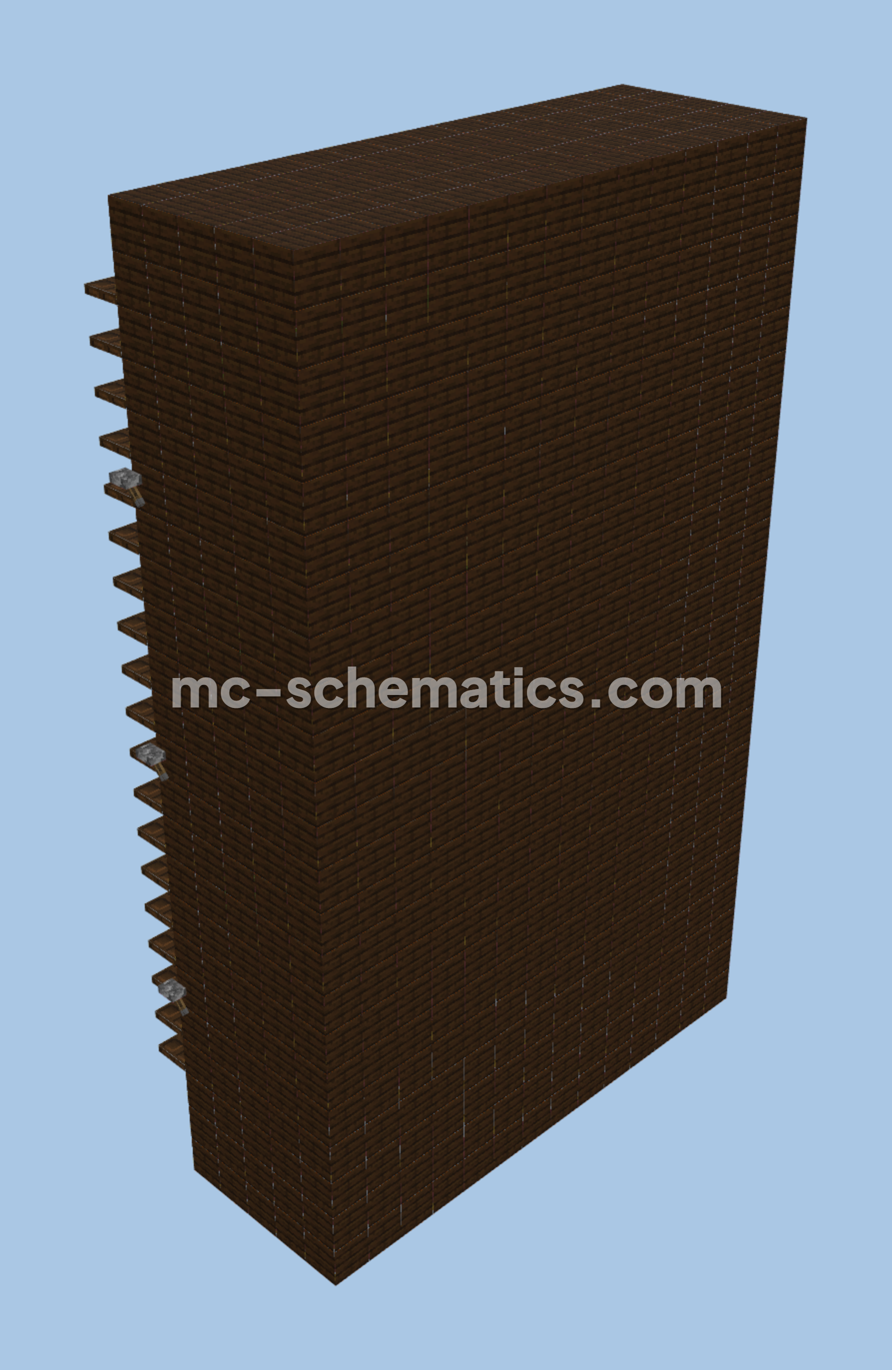 Three-Tier Sugarcane Farm Minecraft schematic preview