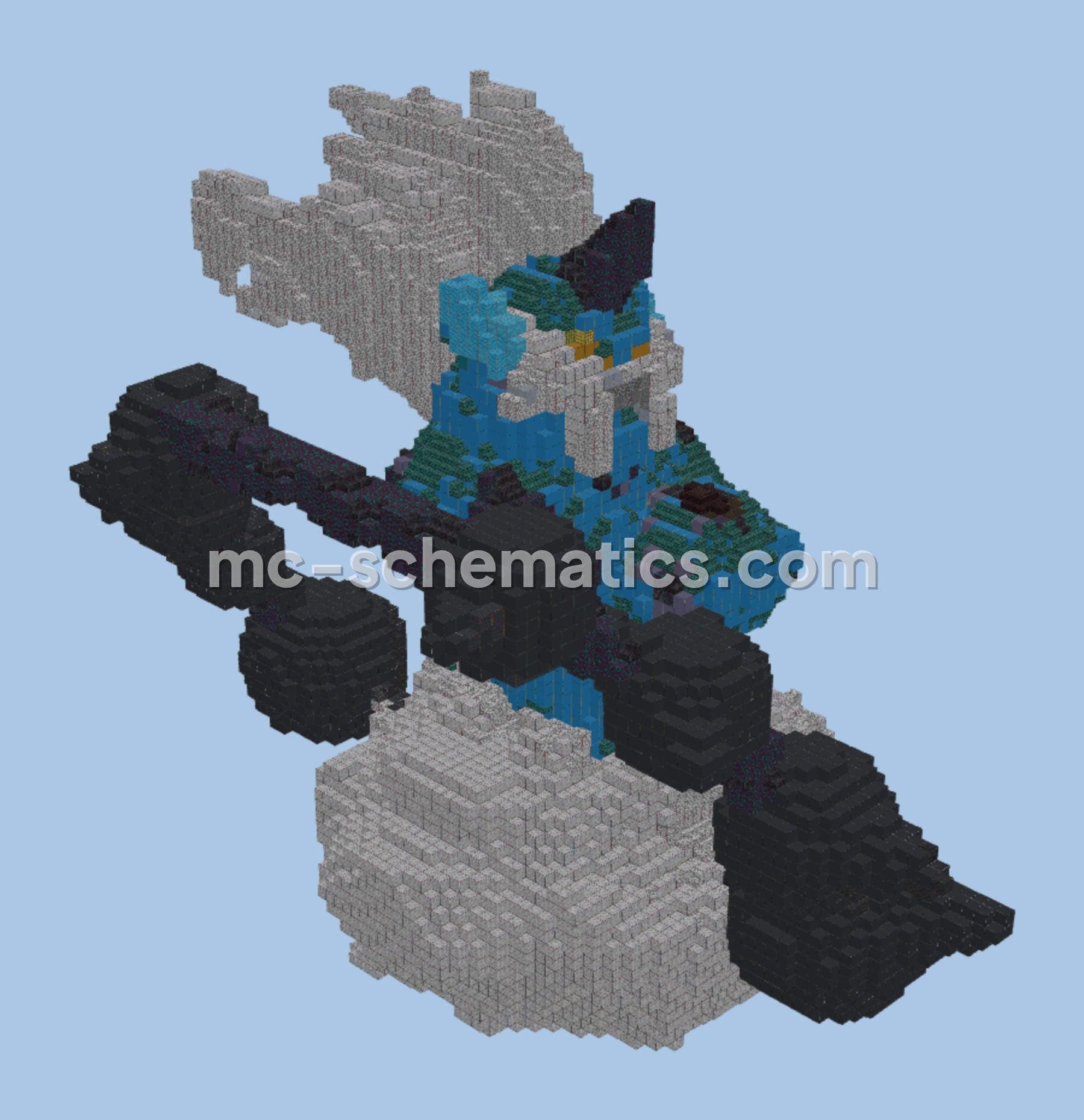 Thundurus Minecraft Structure Minecraft schematic preview