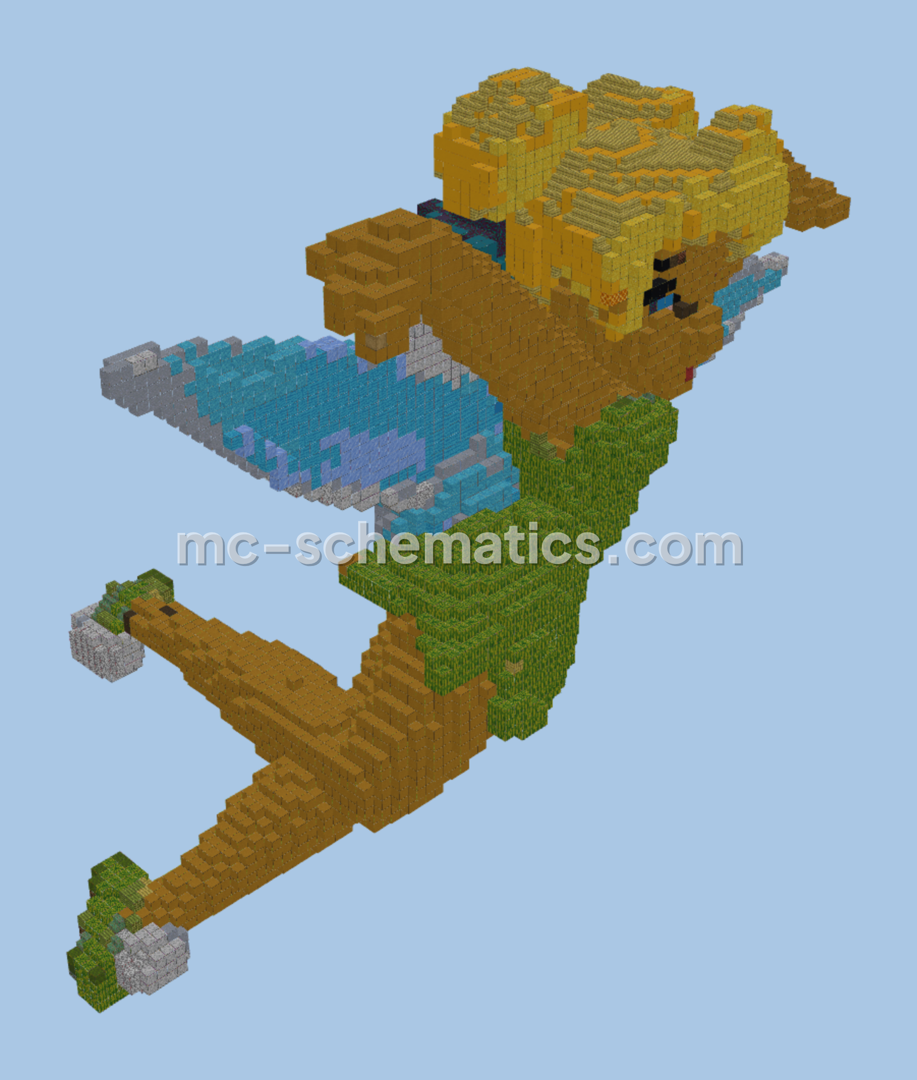 Tinkerbell Structure Minecraft schematic preview