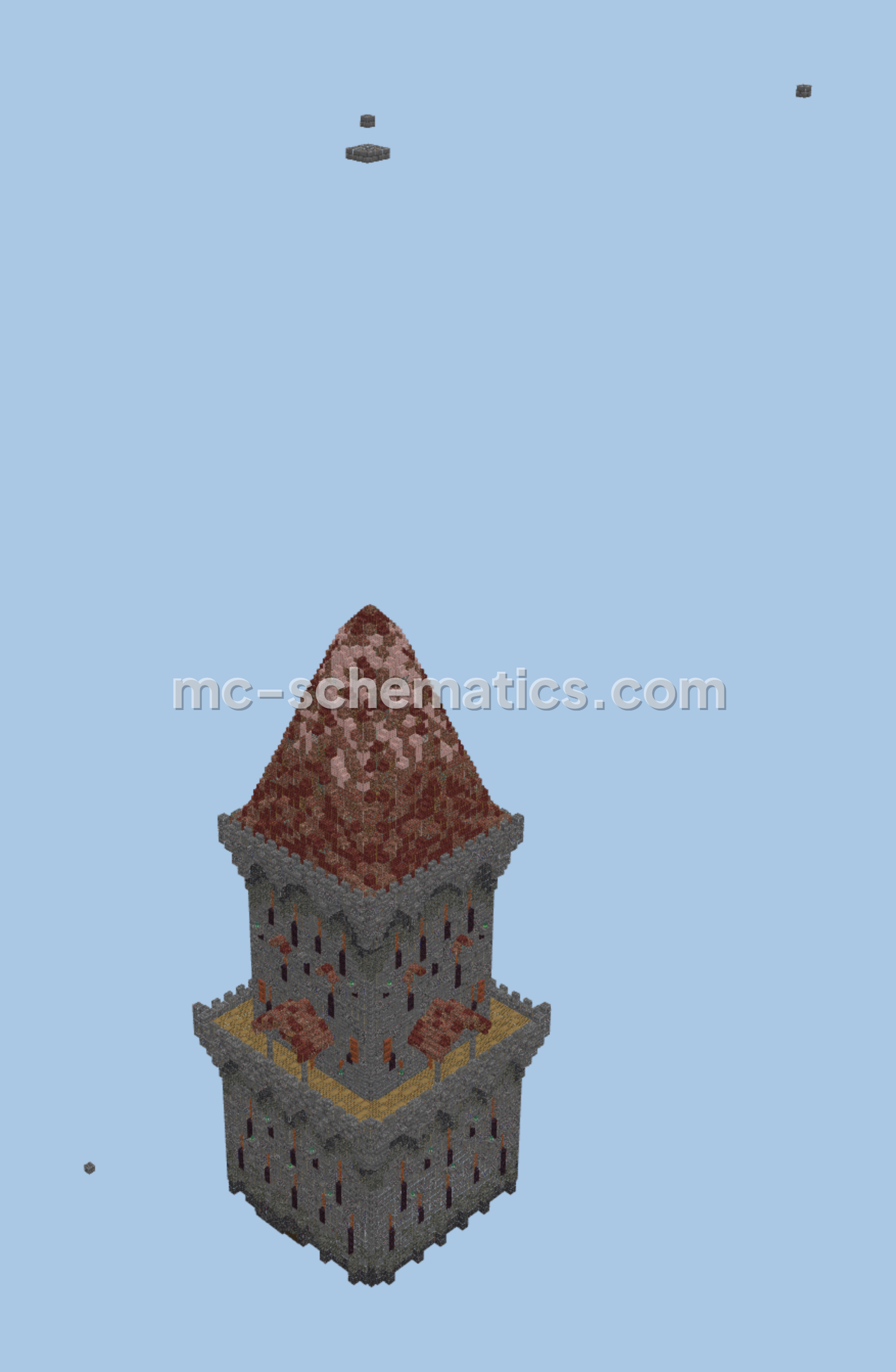 Towering Mob Farm Schematic Minecraft schematic preview