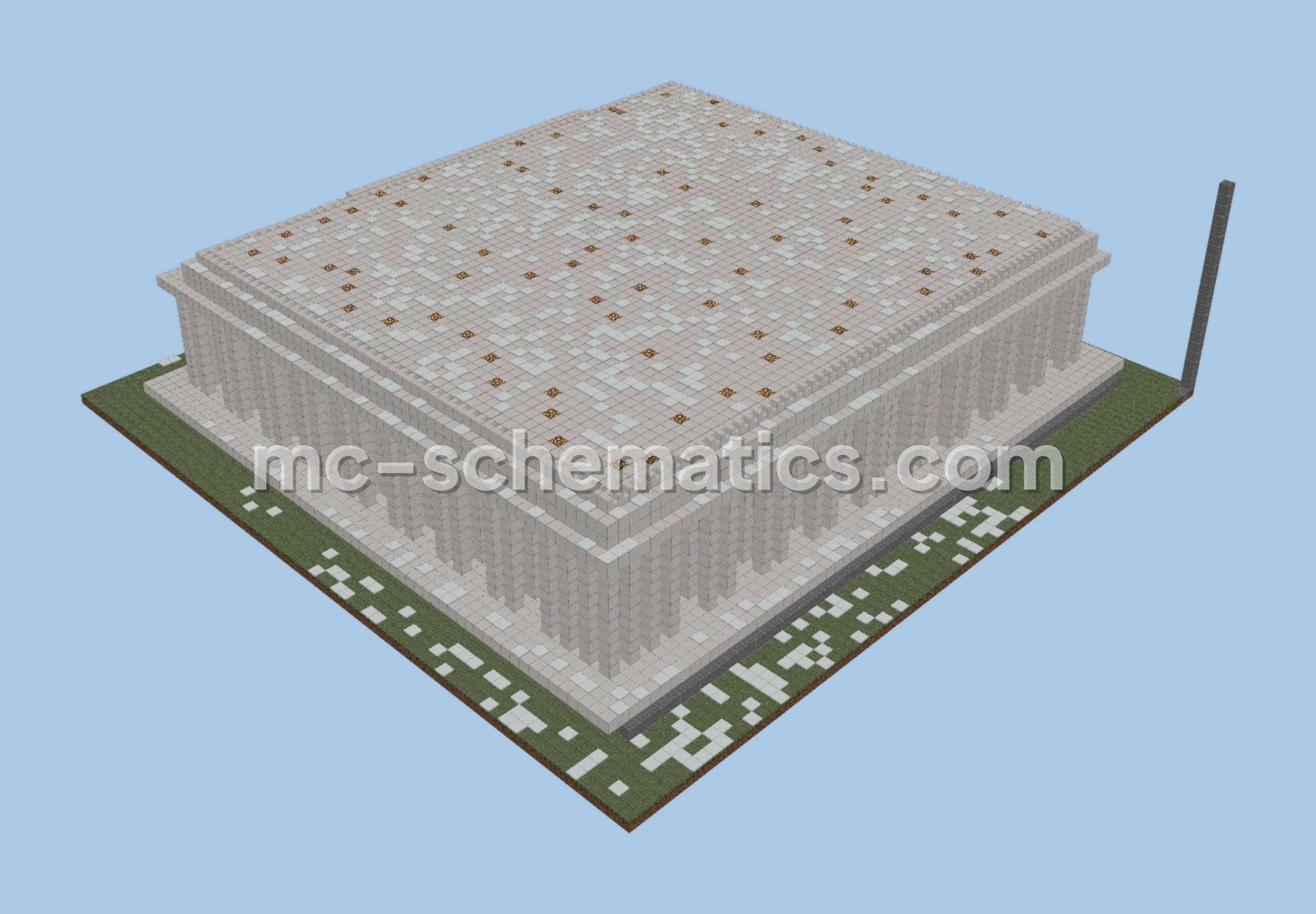 Town Court House Minecraft schematic preview