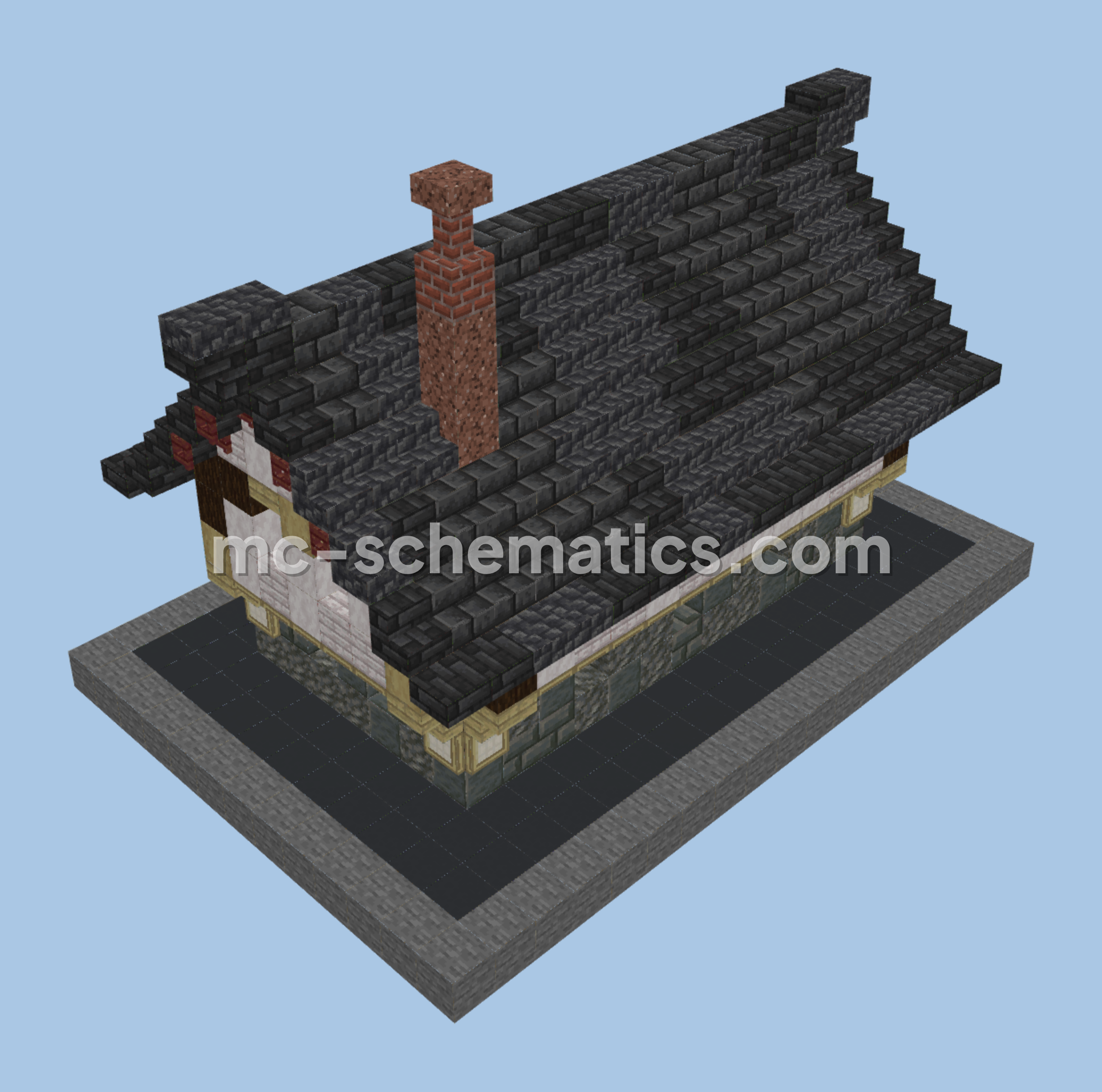 Traditional Japanese House Minecraft schematic preview