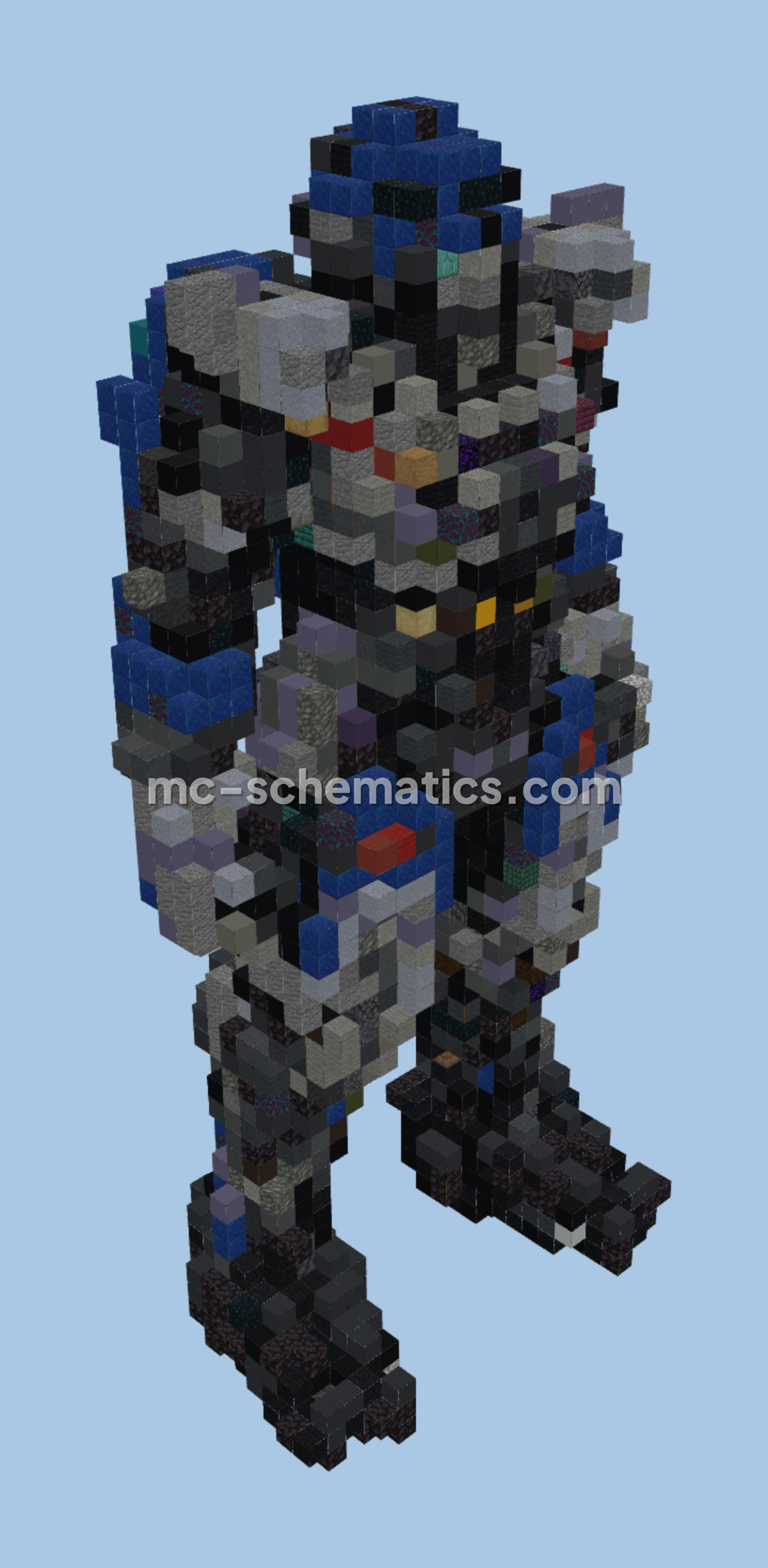 Transformers Mirage Sci-Fi Build Minecraft schematic