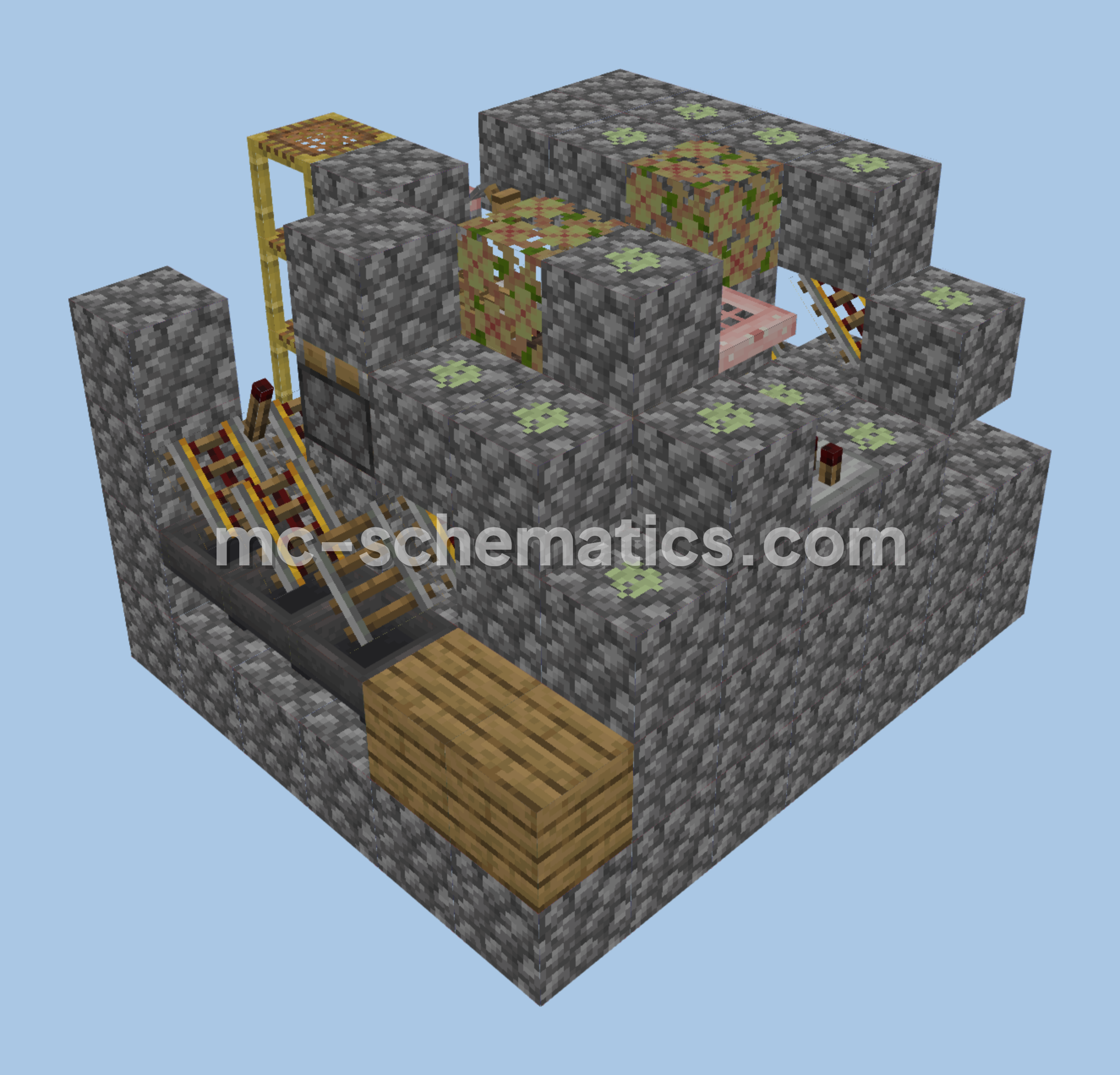 Tripwire Hook Duplication Machine Minecraft schematic preview