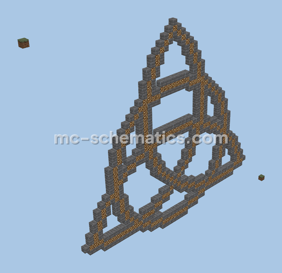 Triquetra Pixel Art Minecraft schematic