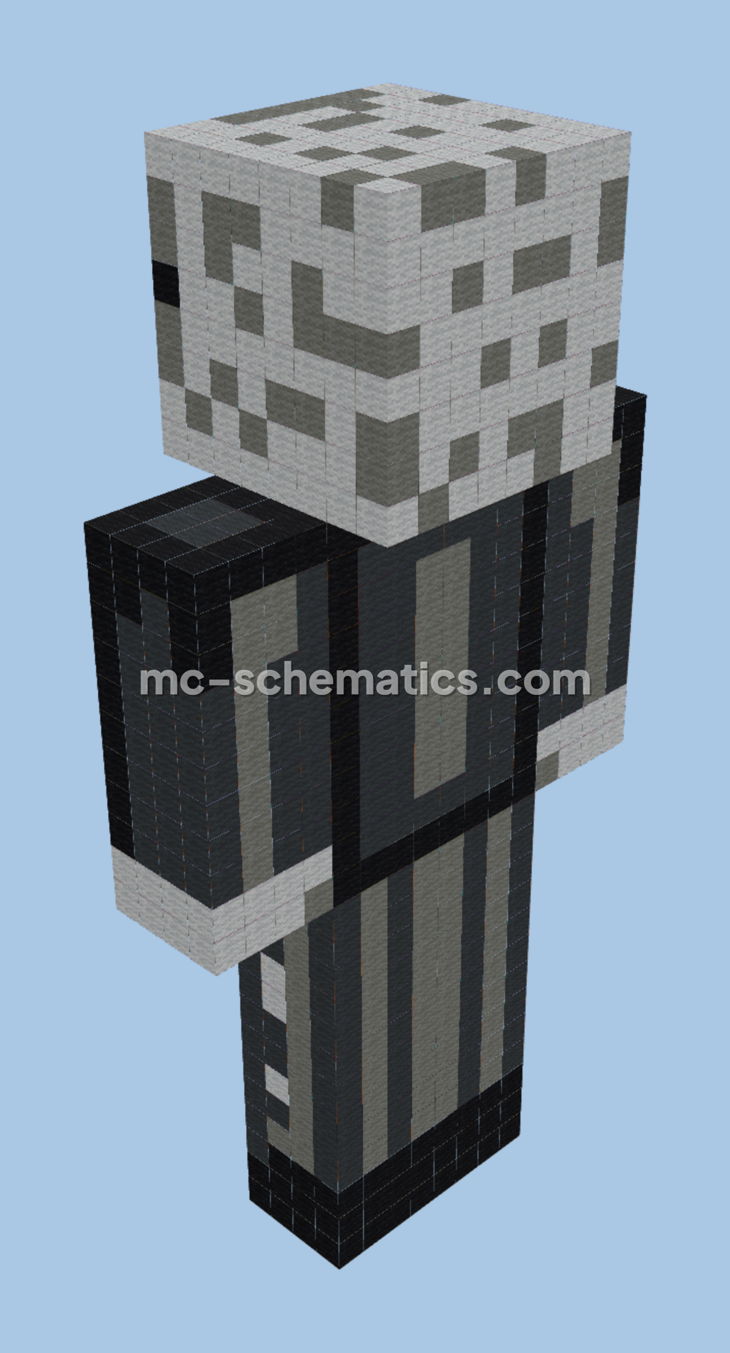 Troll Statue Build Minecraft schematic preview