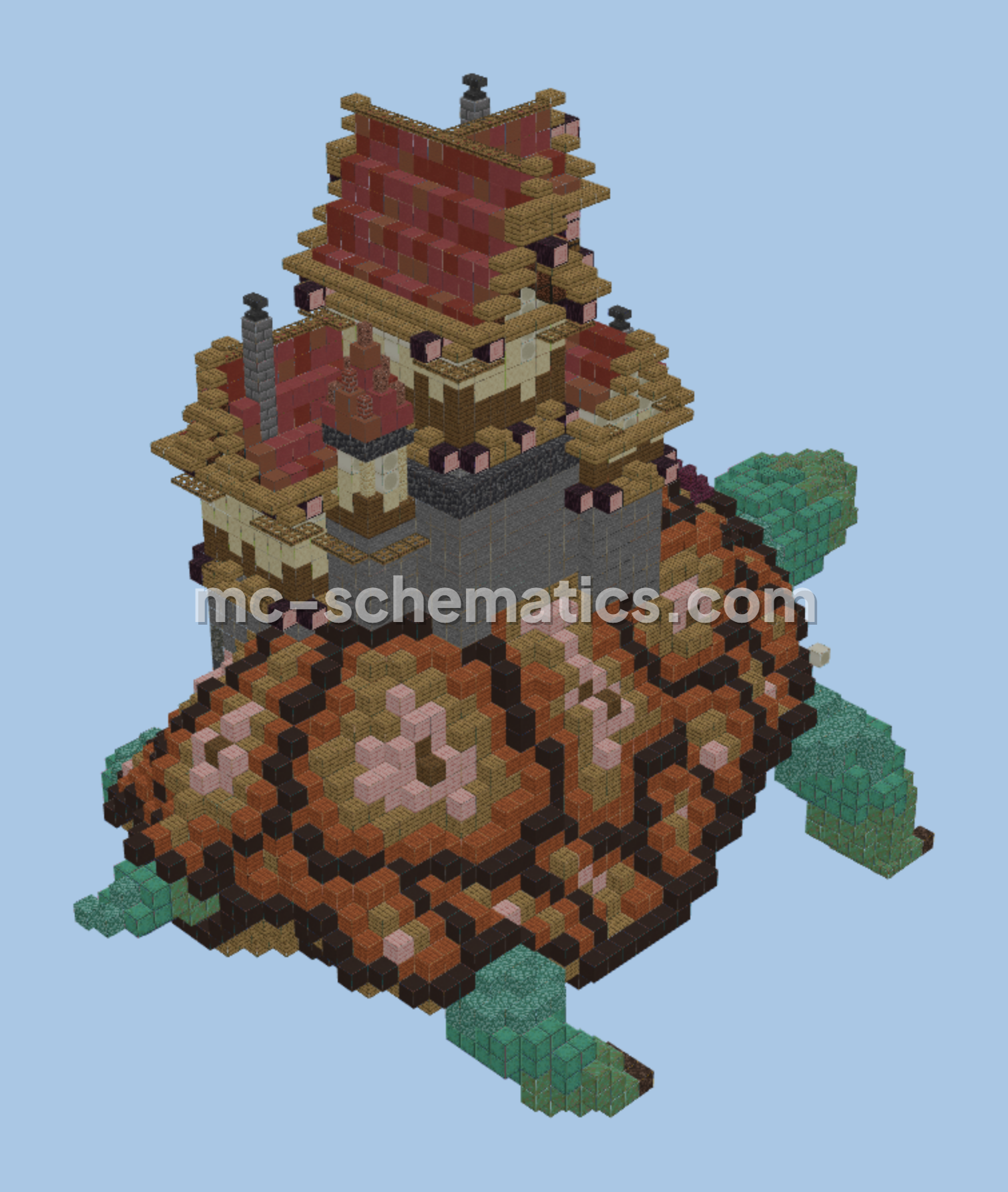 Turtle House Minecraft schematic preview