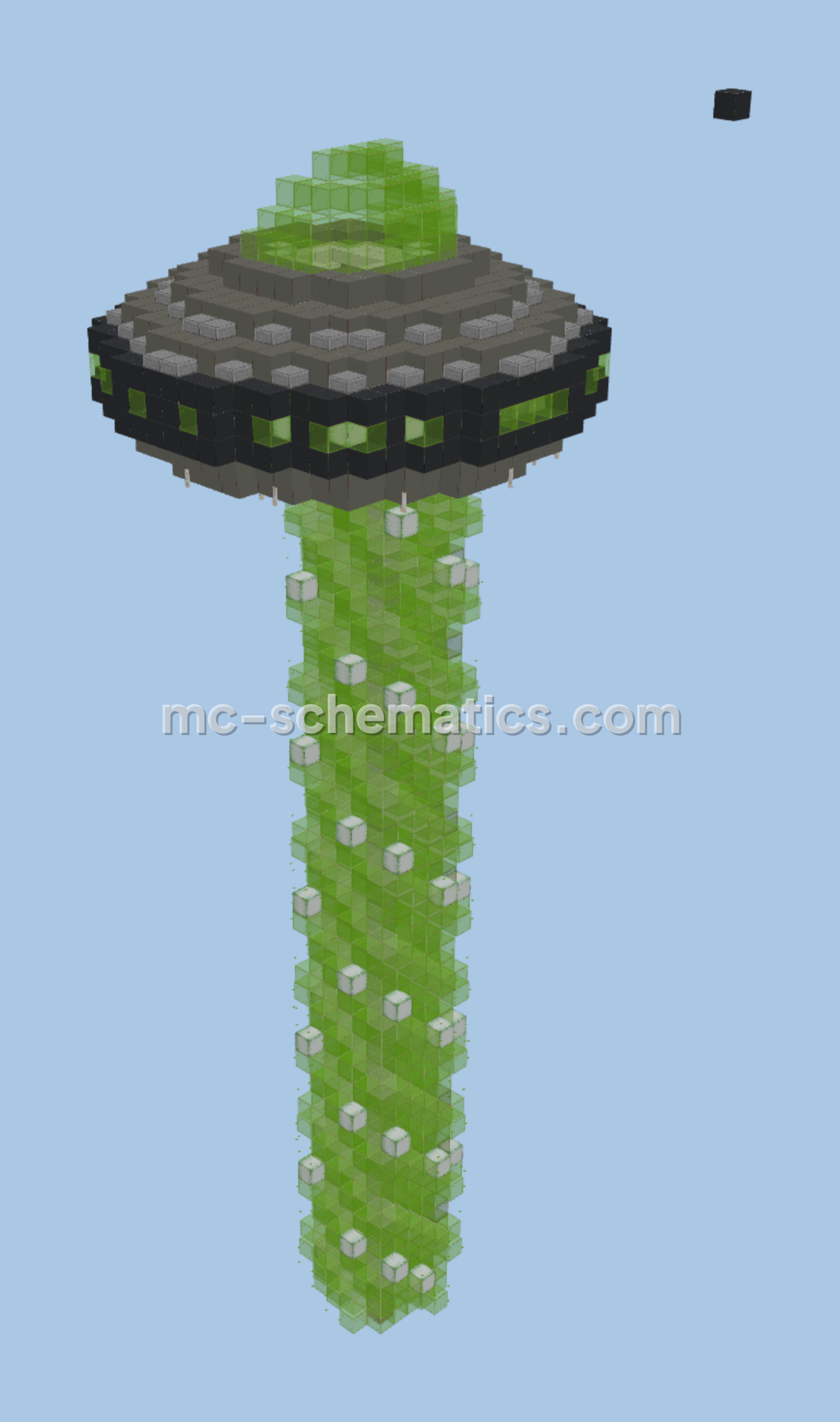 UFO Storage System Minecraft schematic preview