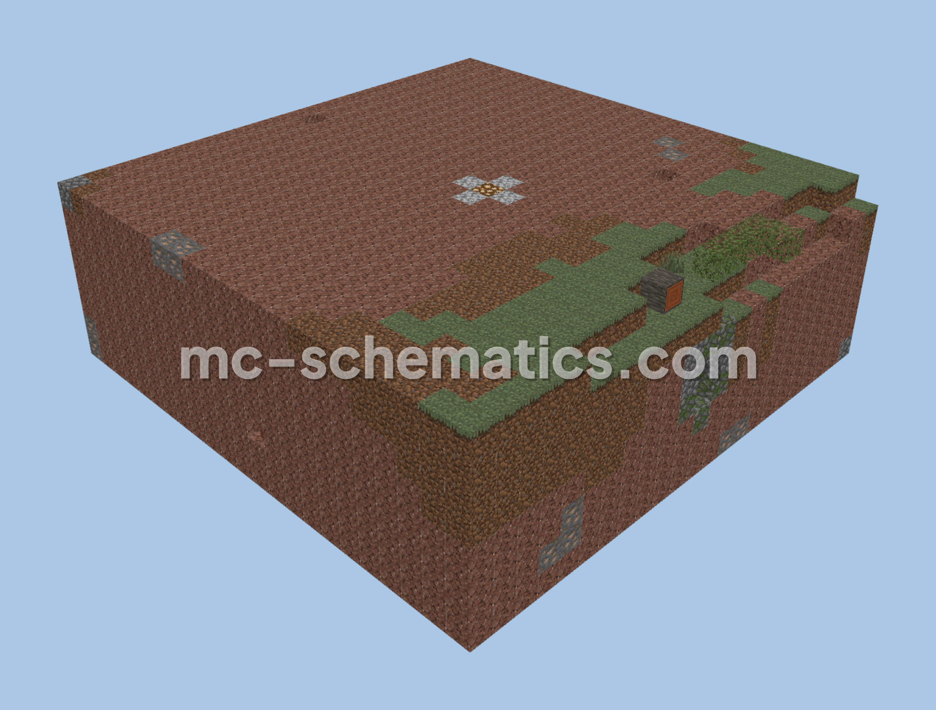 Underground Hillside Dwelling Minecraft schematic preview