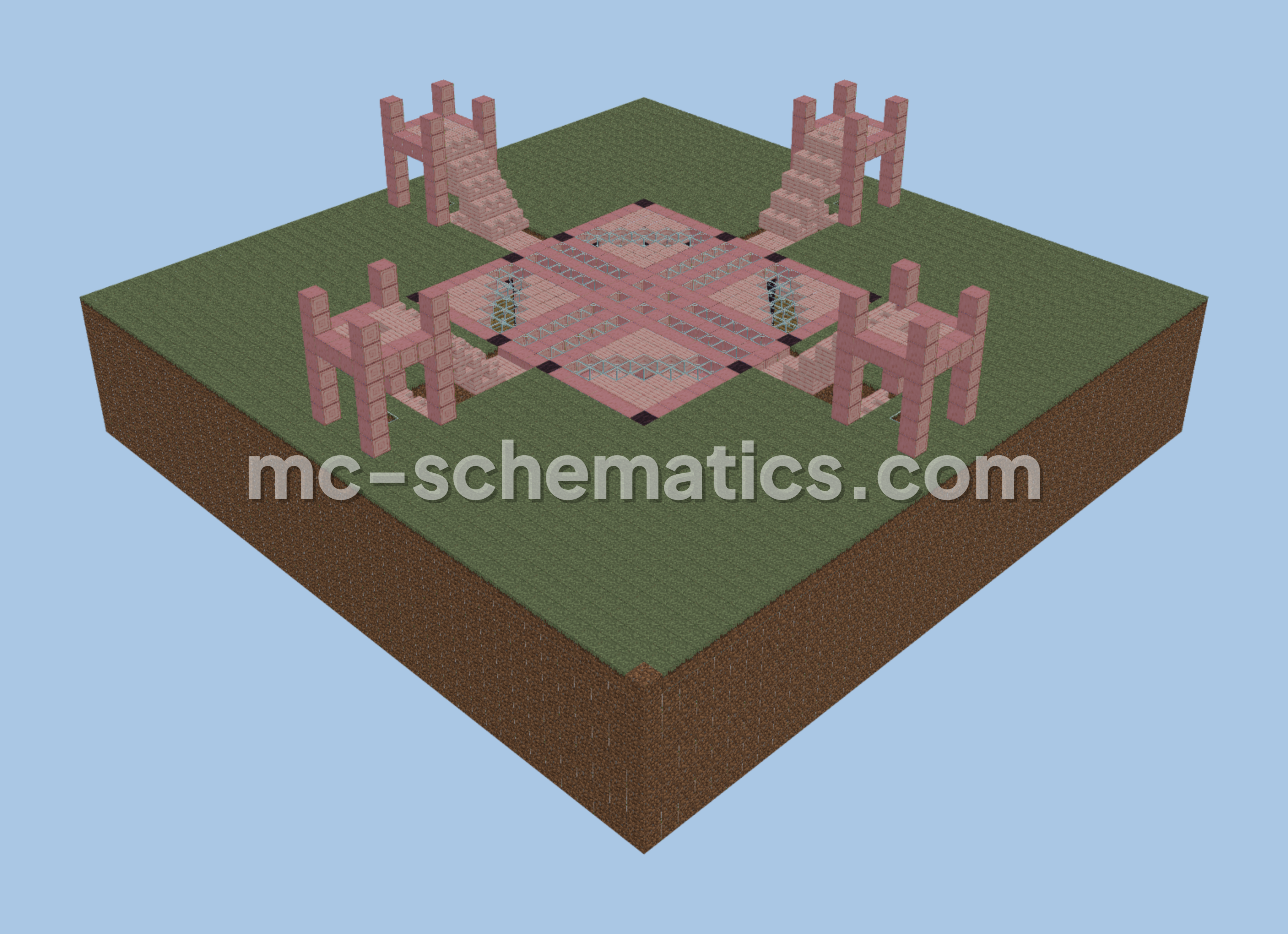 Underground Storage Facility Minecraft schematic preview