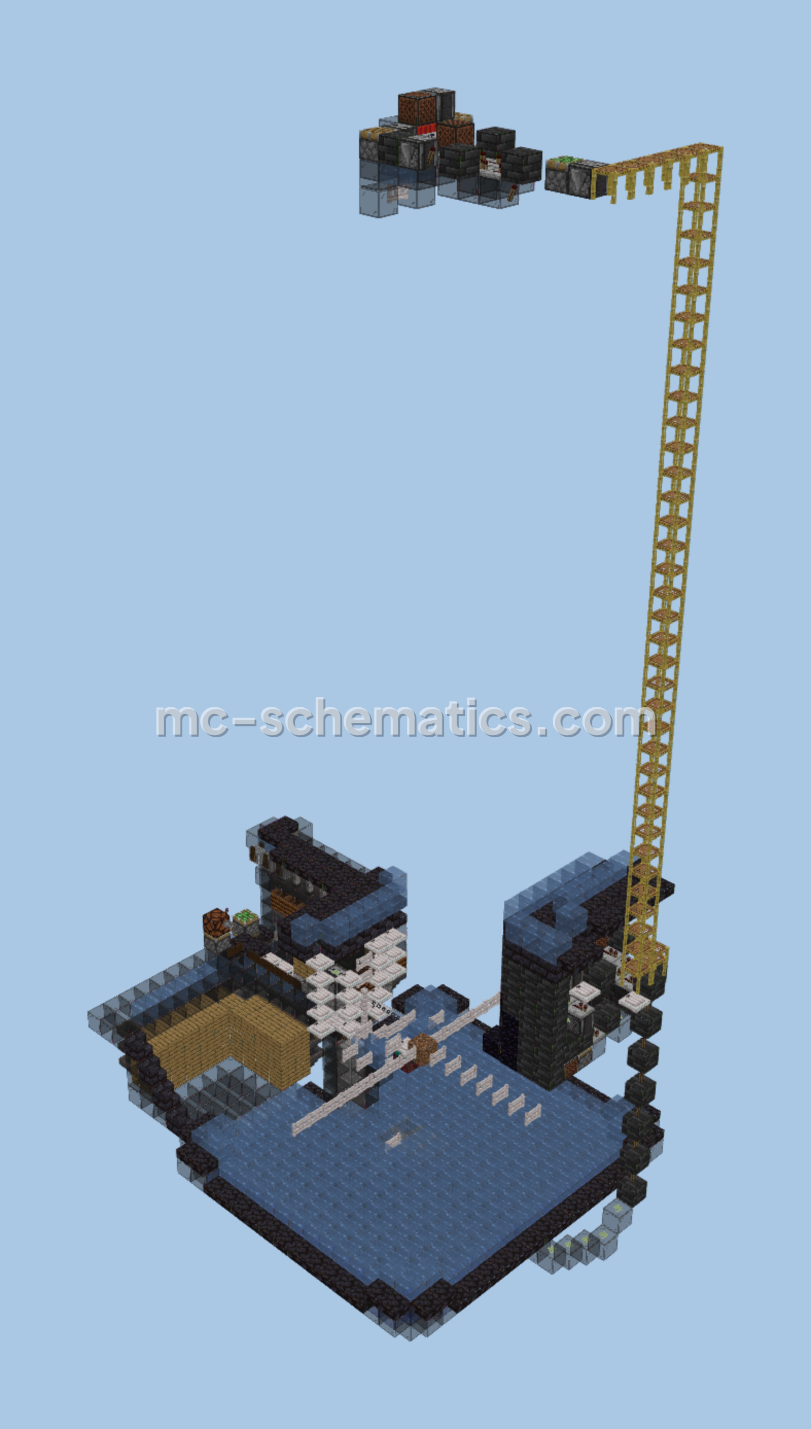 Universal Wood and Mushroom Farm Minecraft schematic
