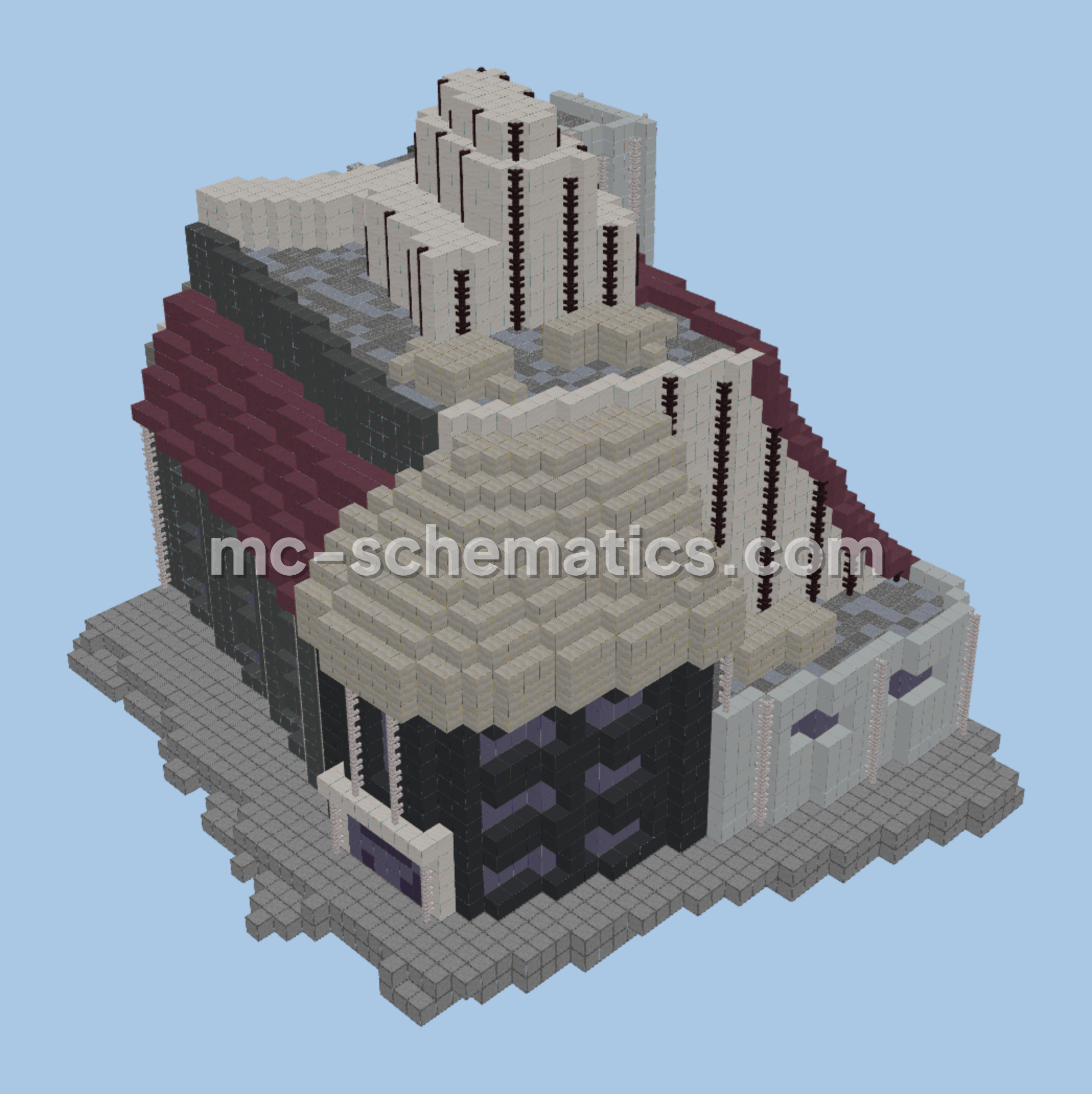 Urban Houses Minecraft Pack Minecraft schematic preview